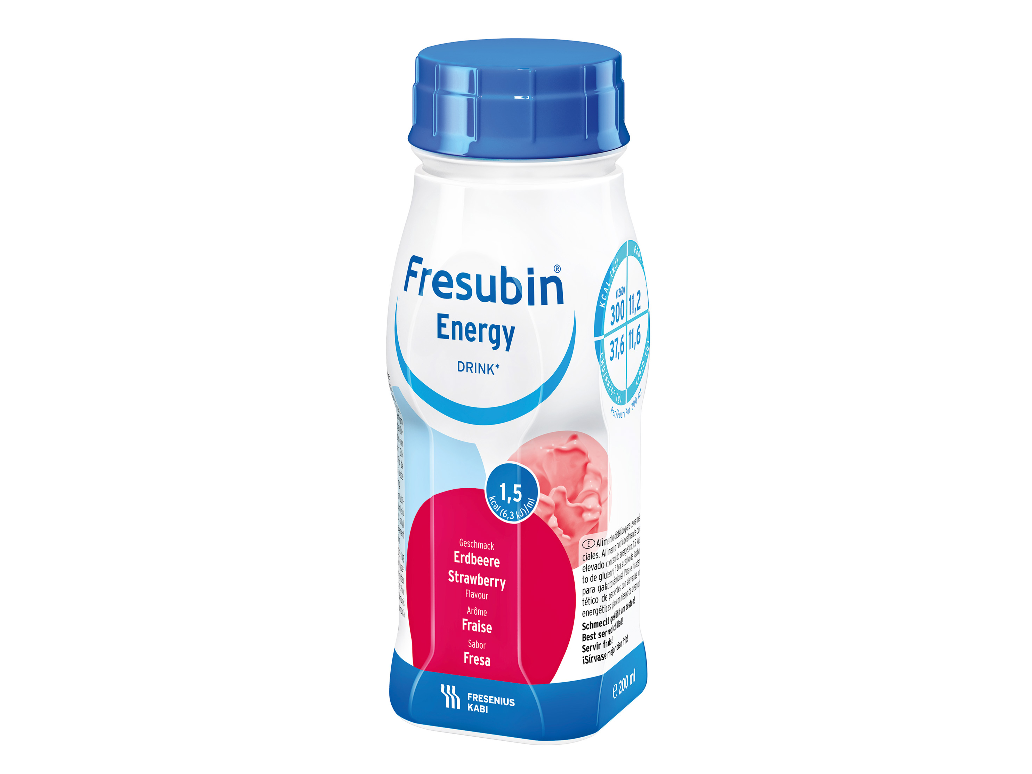 Fresubin Energy Drink jordbær, 4x200 ml