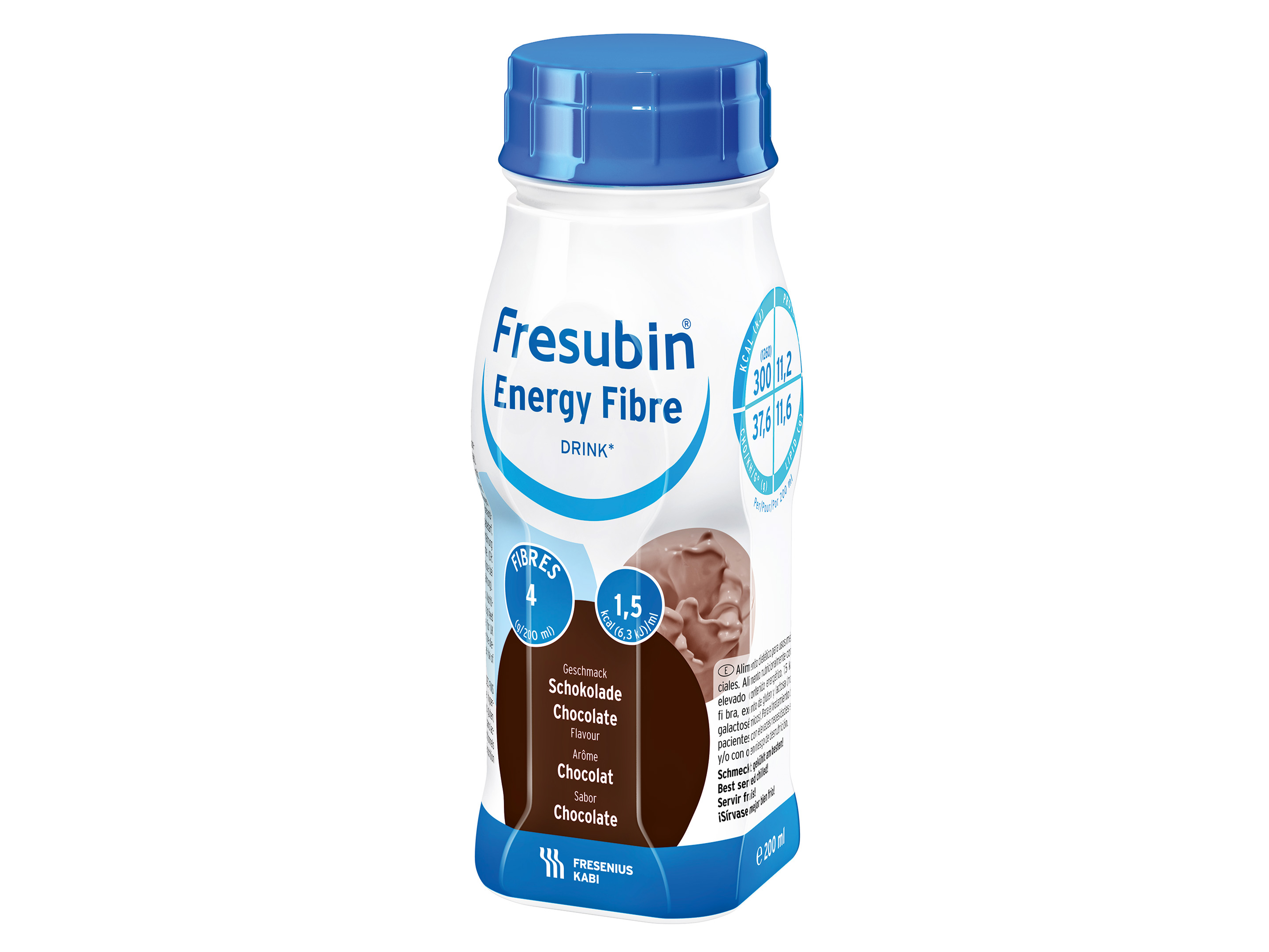 Fresubin Energy Fibre Drink sjokolade, 4x200 ml
