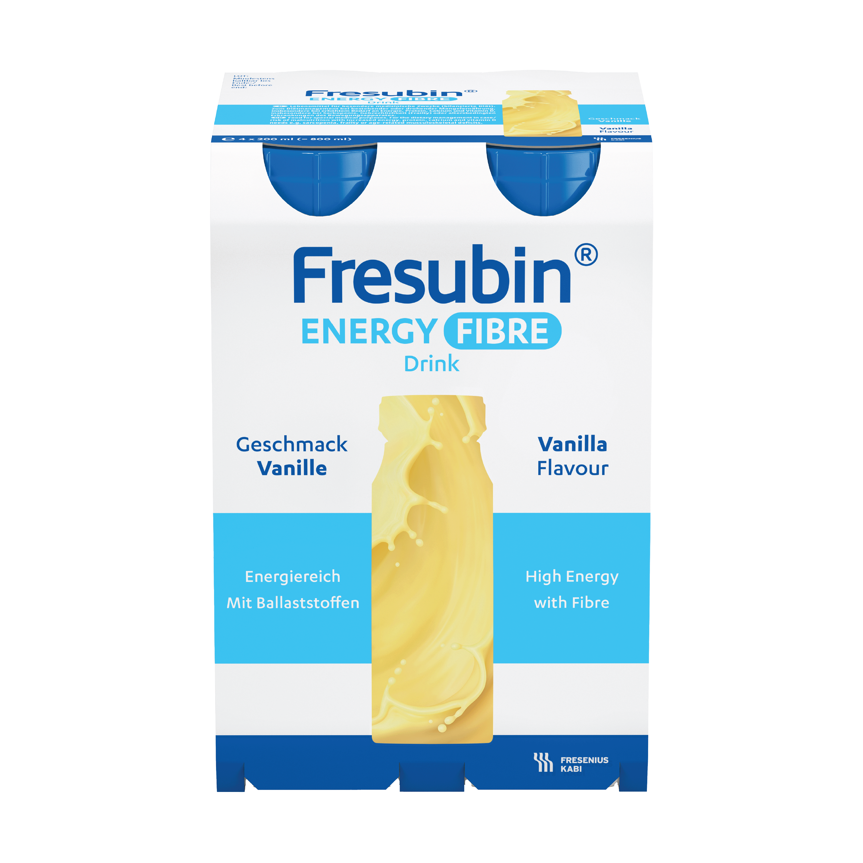 Fresubin Energy Fibre Drink vanilje, 4x200 ml