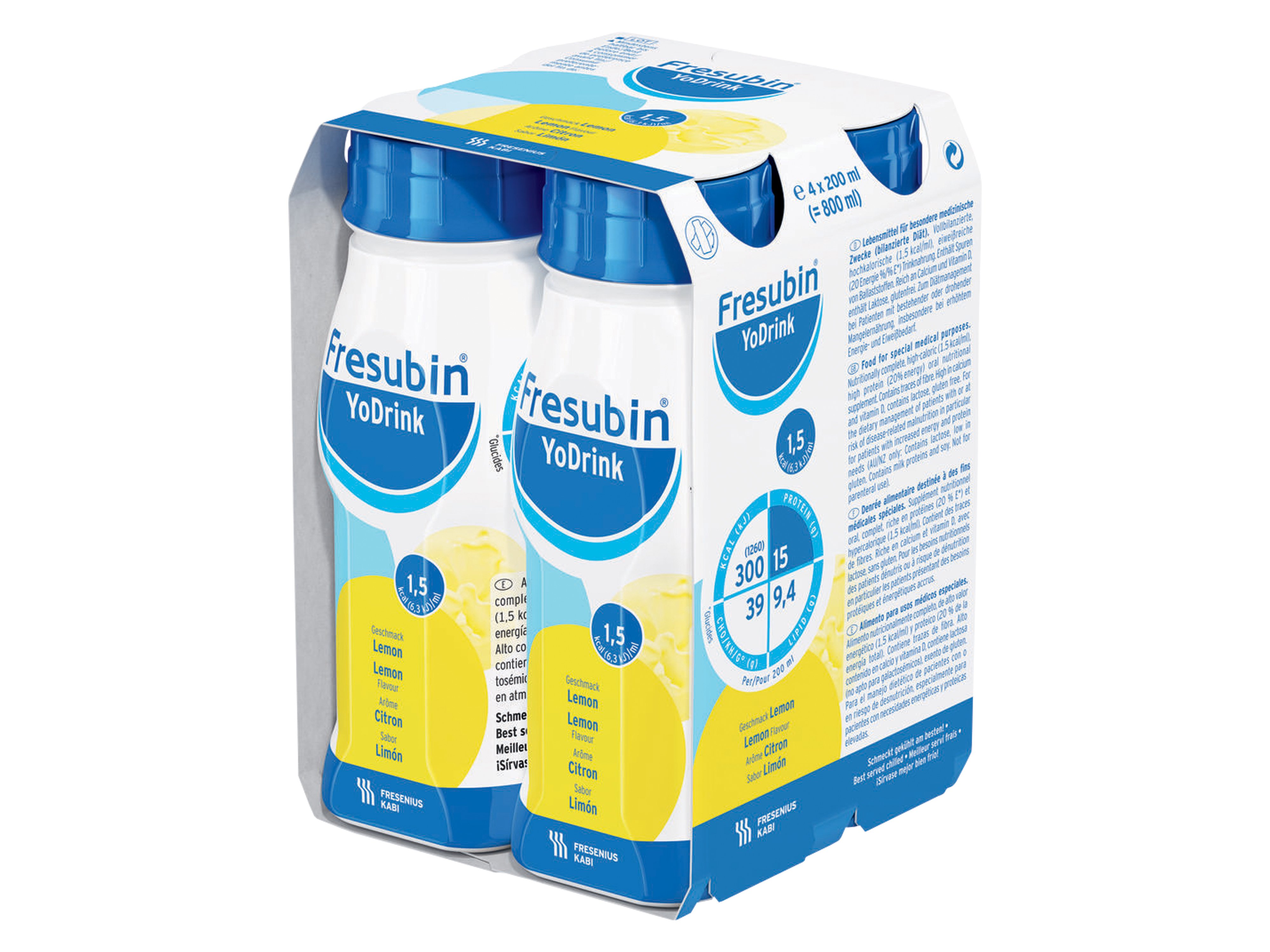 Fresubin Fresubin YoDrink sitron, 4x200 ml