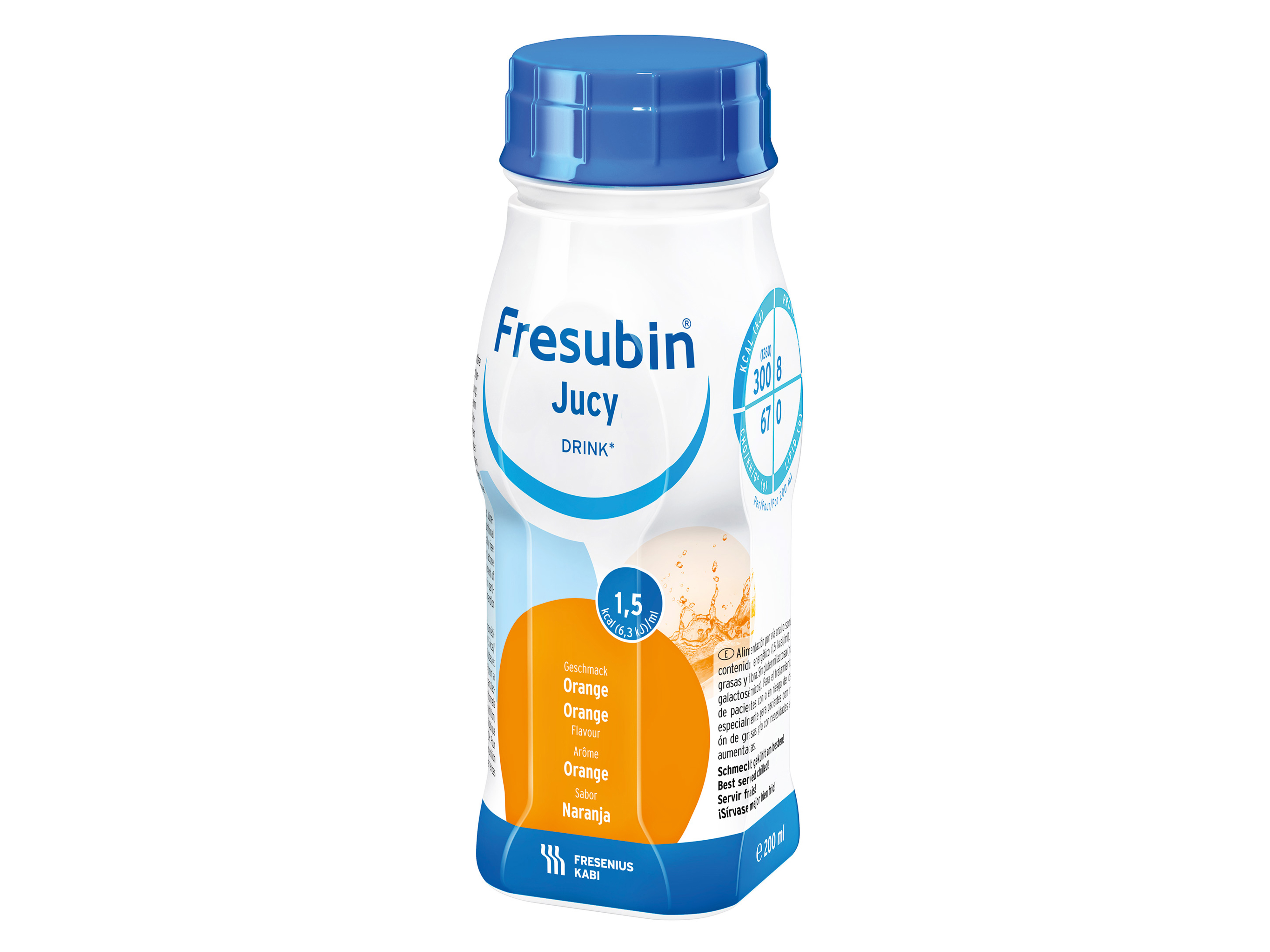 Fresubin Jucy Drink appelsin, 4x200 ml