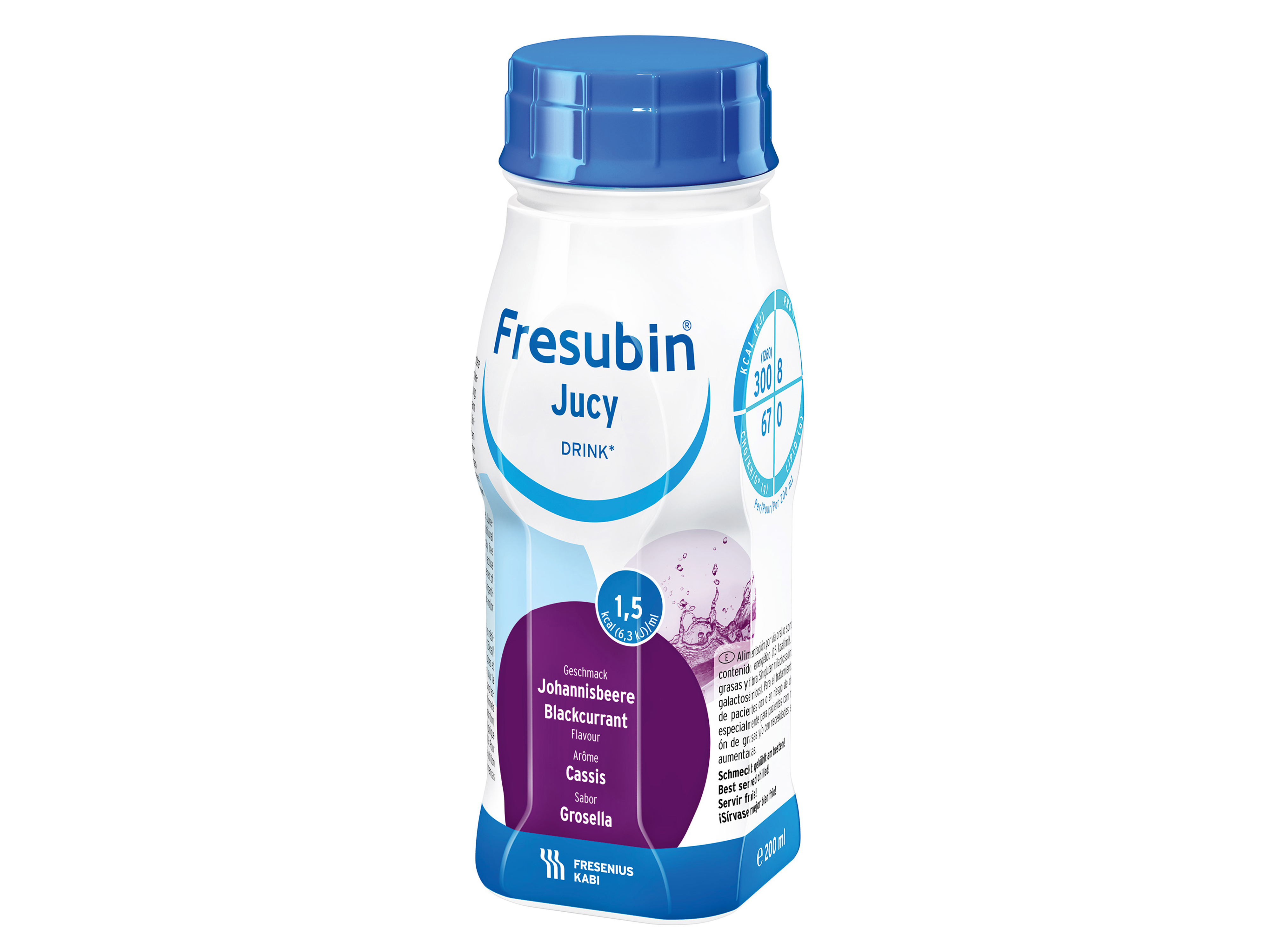 Fresubin Jucy Drink solbær, 4x200 ml