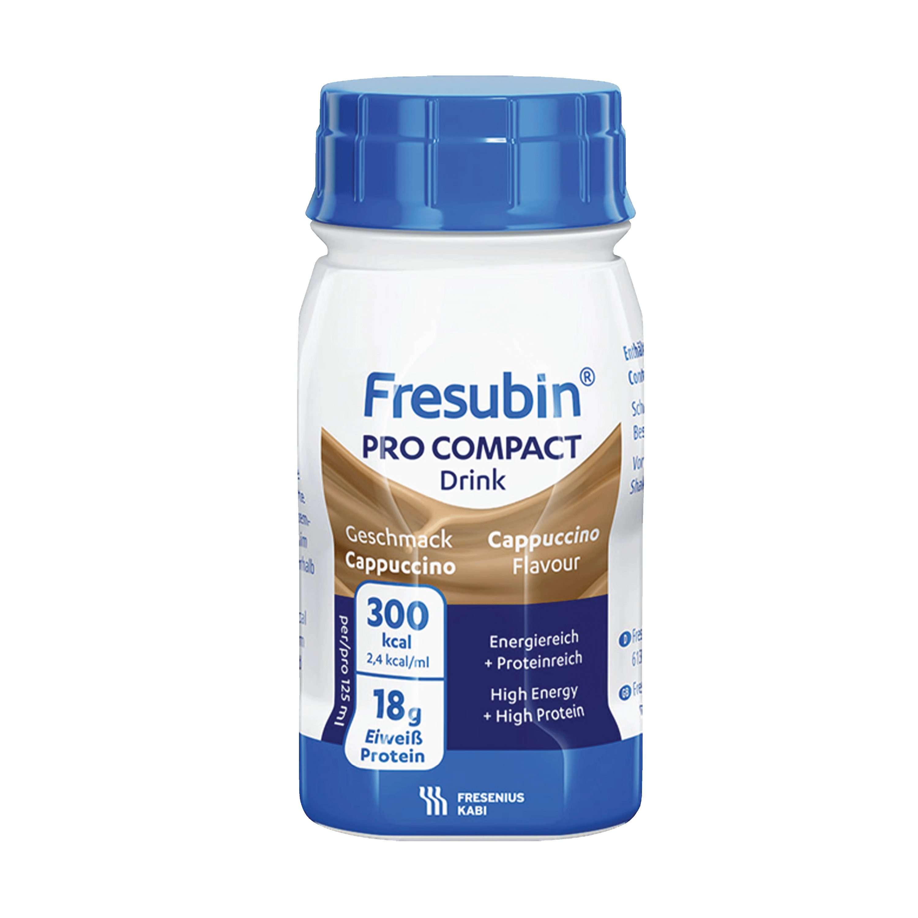 Fresubin Pro Compact Drink næringsdrikk, Cappuccino, 4x125 ml