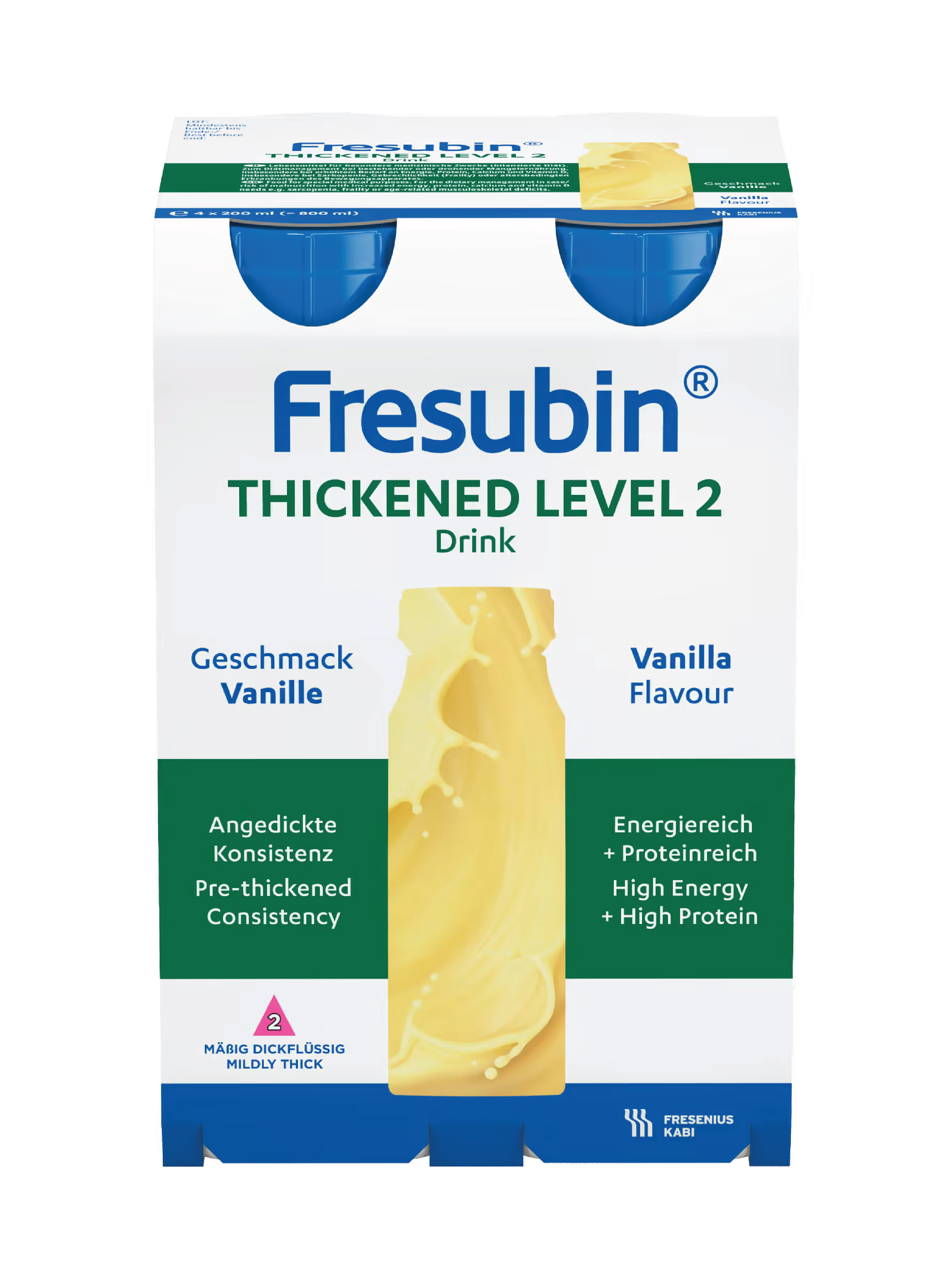 Fresubin Thickened Level 2 Næringsdrikk, Vanilje, 4x200 ml