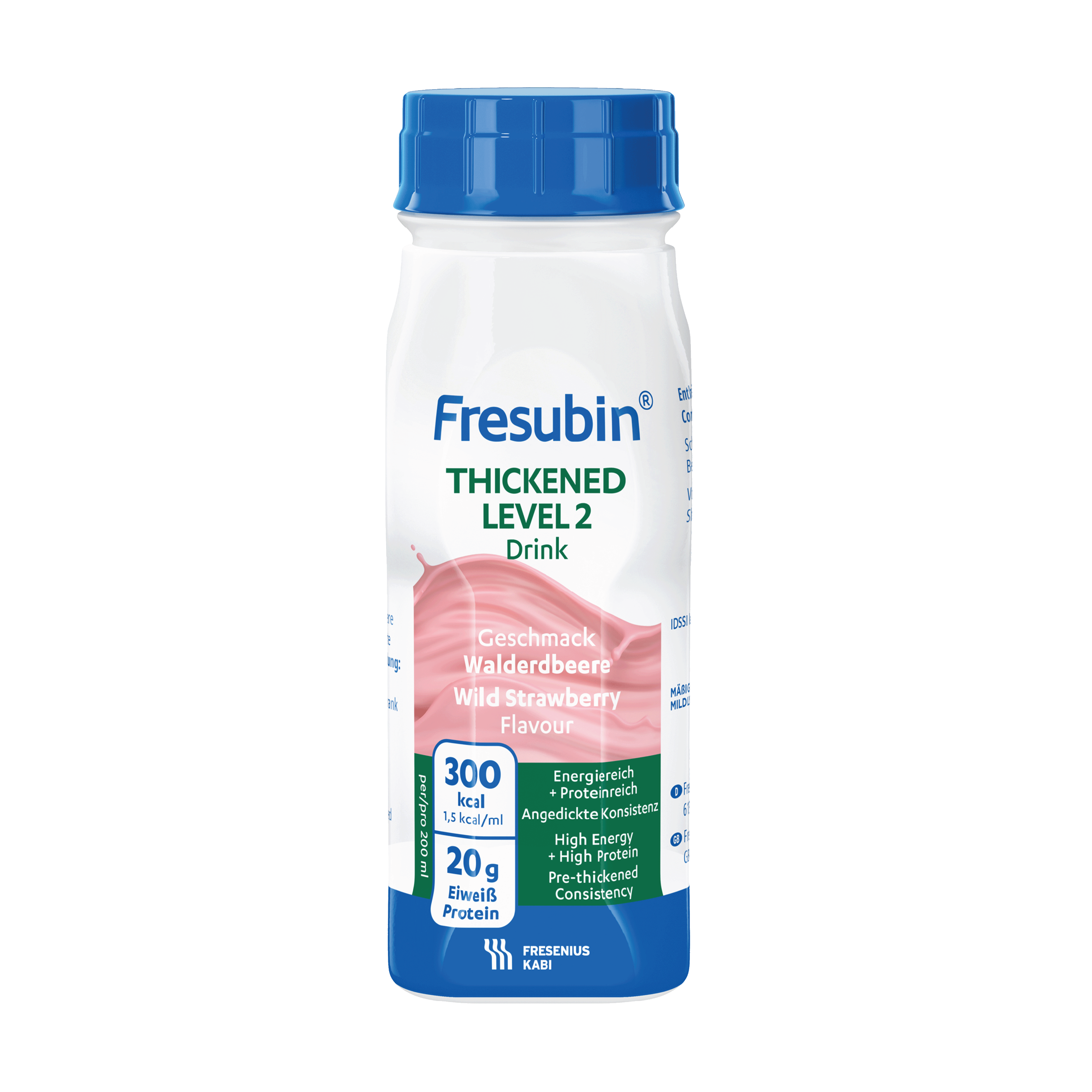 Fresubin Thickened Level 2 Næringsdrikk, Markjordbær, 4x200 ml