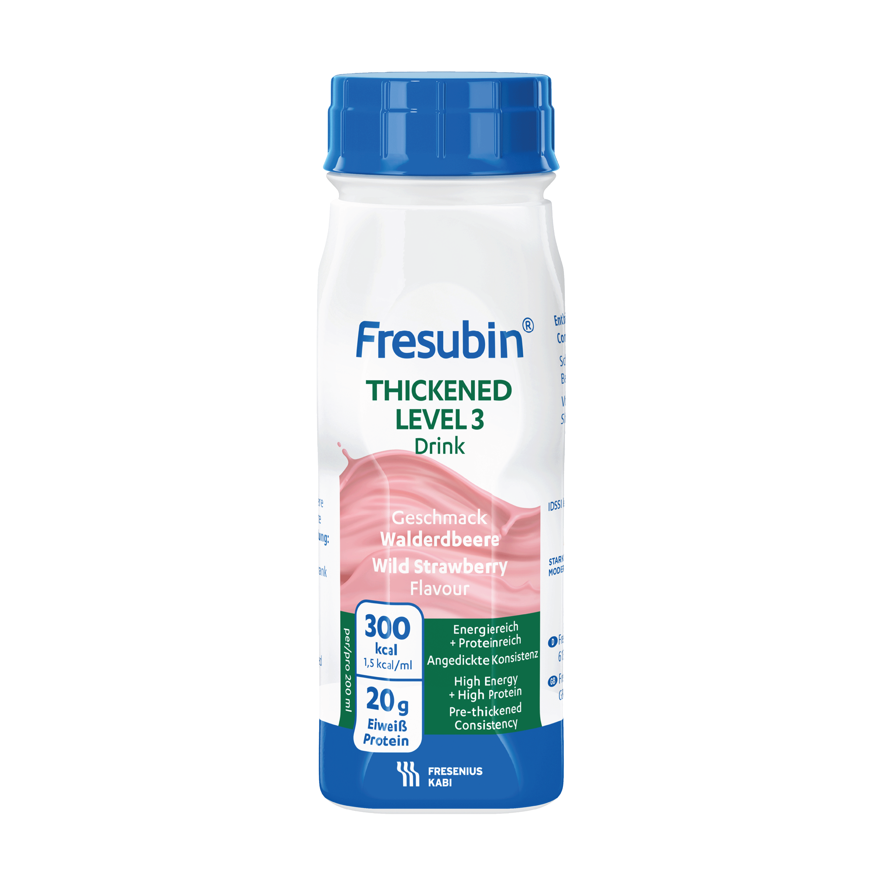 Fresubin Thickened Level 3 Næringsdrikk, Markjordbær, 4x200 ml