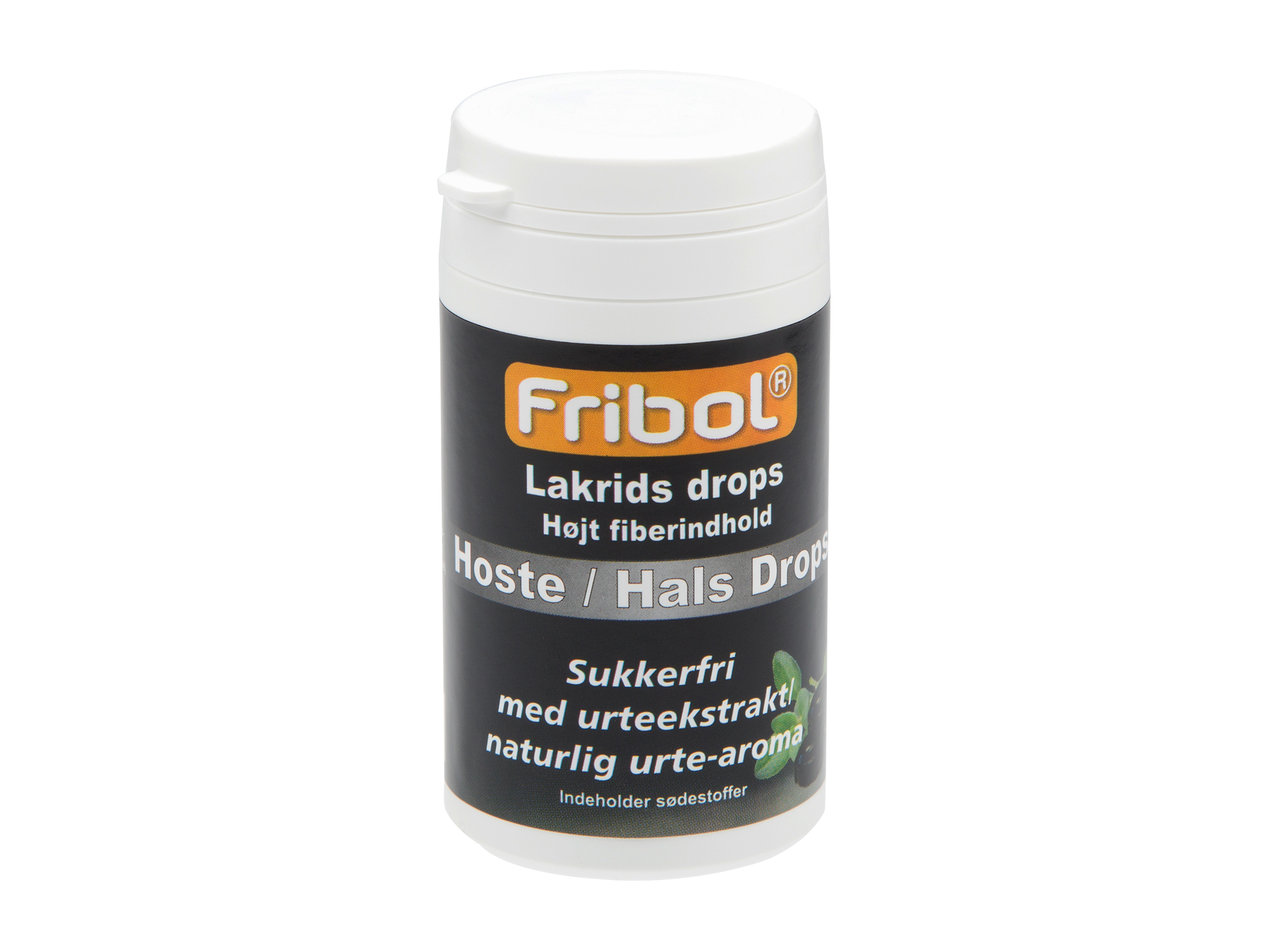 Fribol Sukkerfri Hoste/Hals Lakris, 60 gram