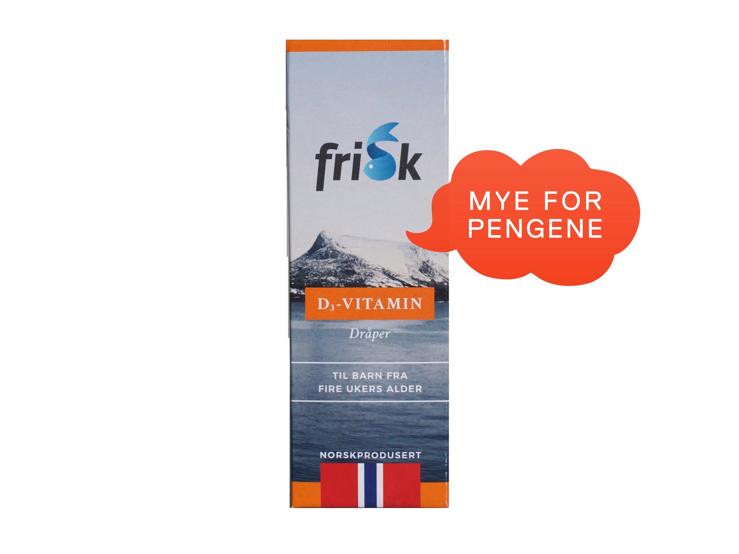 Frisk D-vitamin dråper, 50 ml