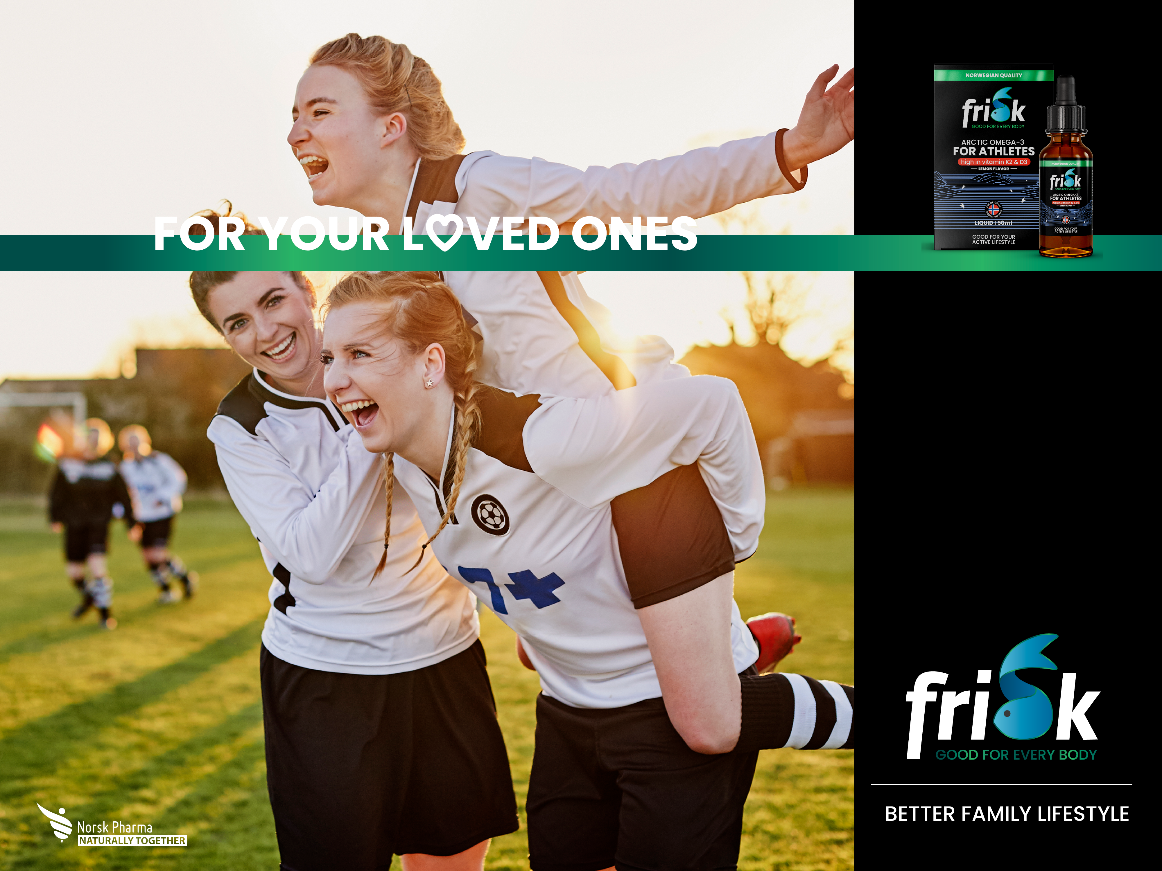 Frisk Arctic Omega-3 for Atleter, 50 ml