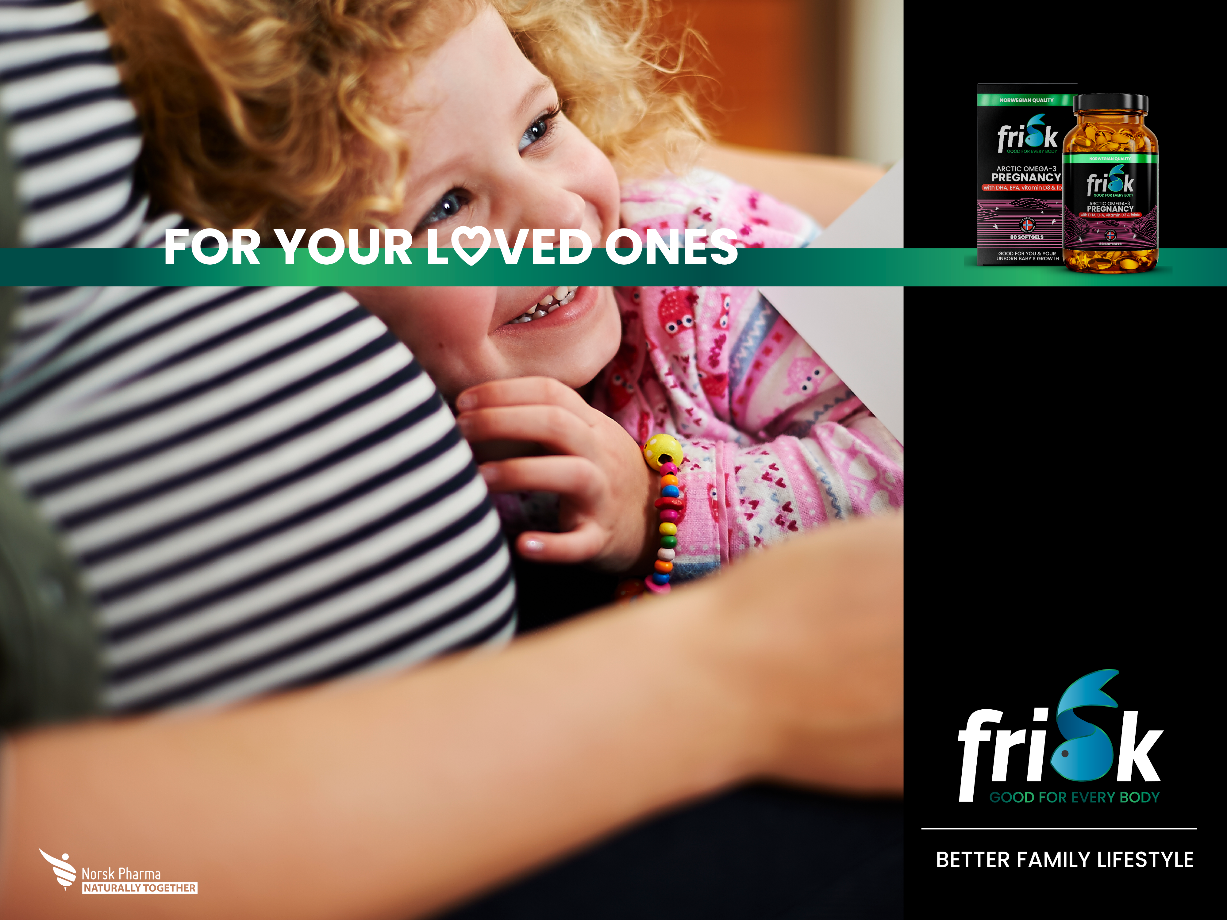 Frisk Arctic Omega-3 Gravid, 80 stk.