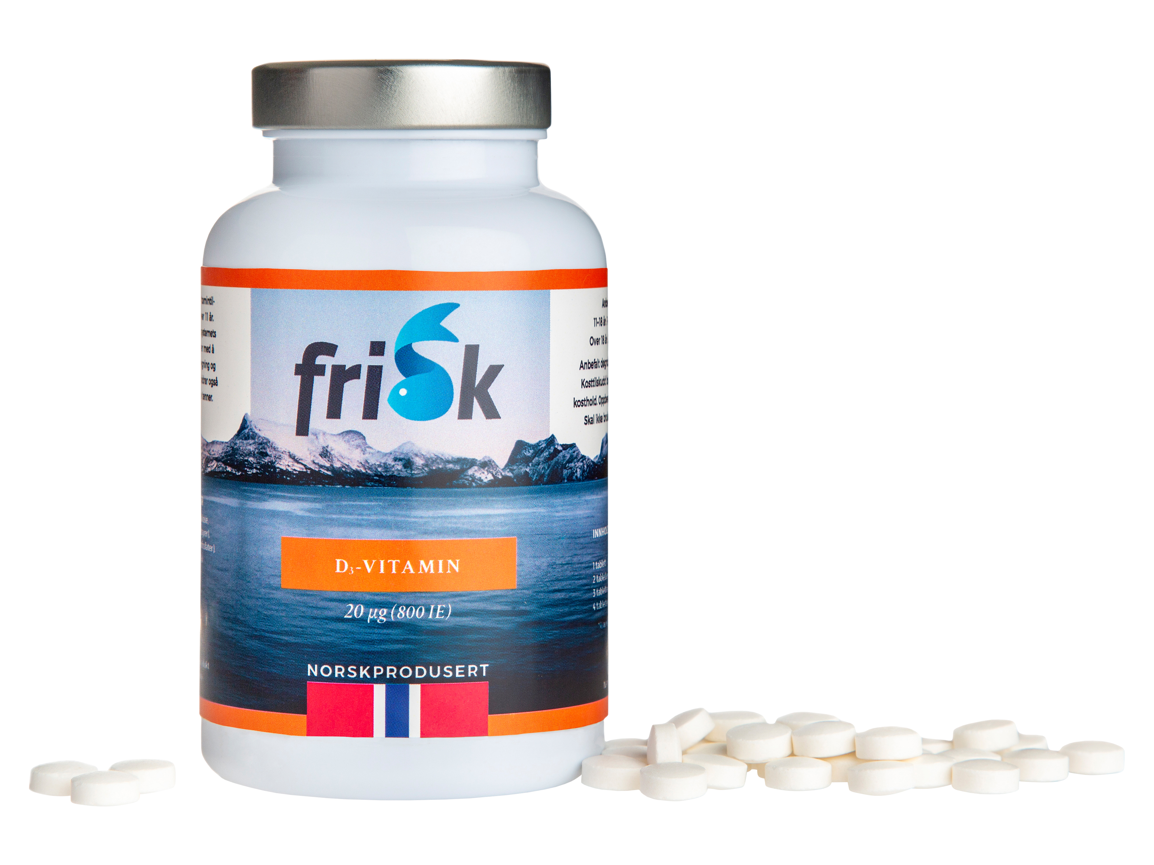 Frisk Vitamin D, 120 stk.