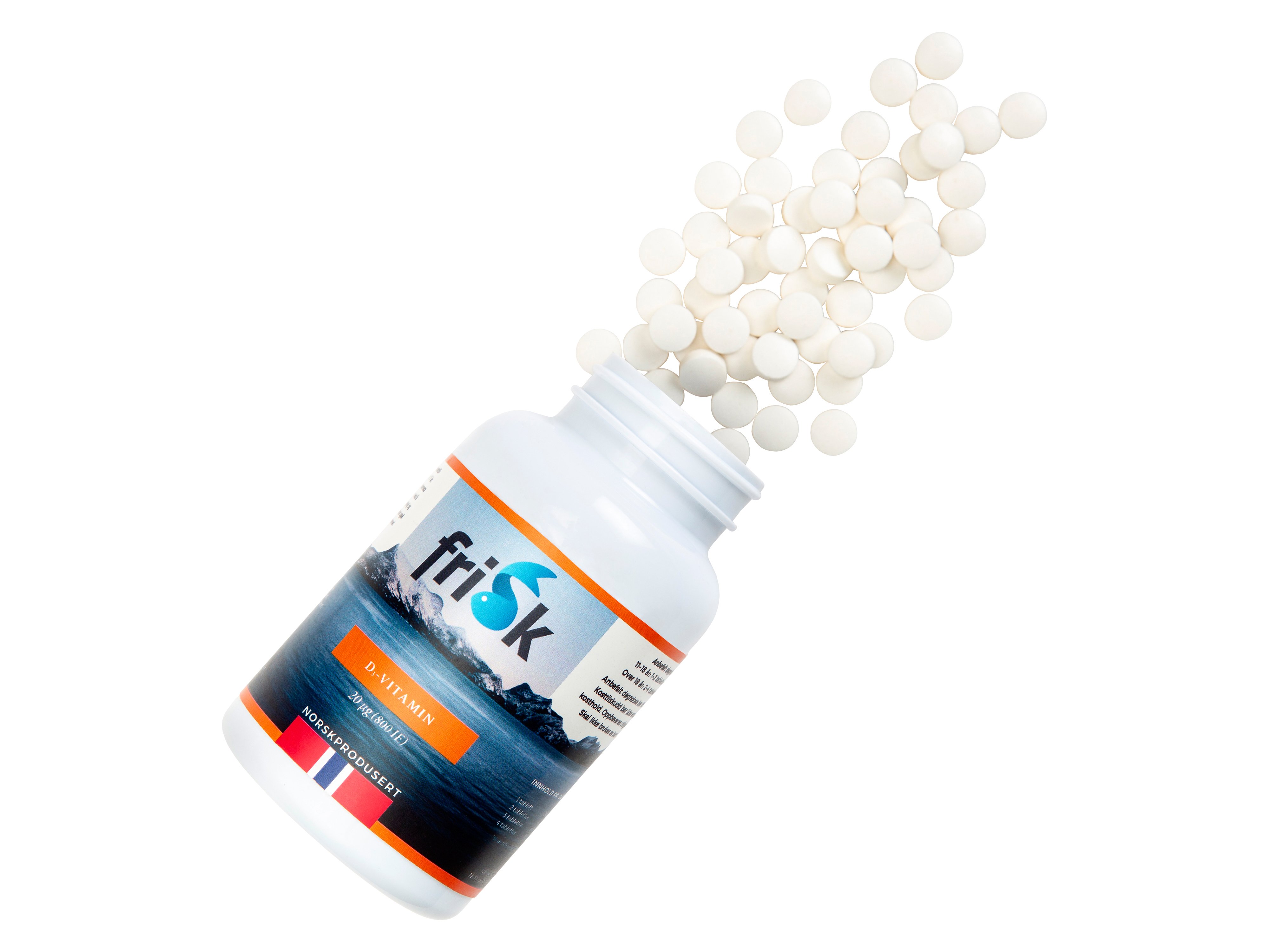 Frisk Vitamin D 20 µg, 120 stk.