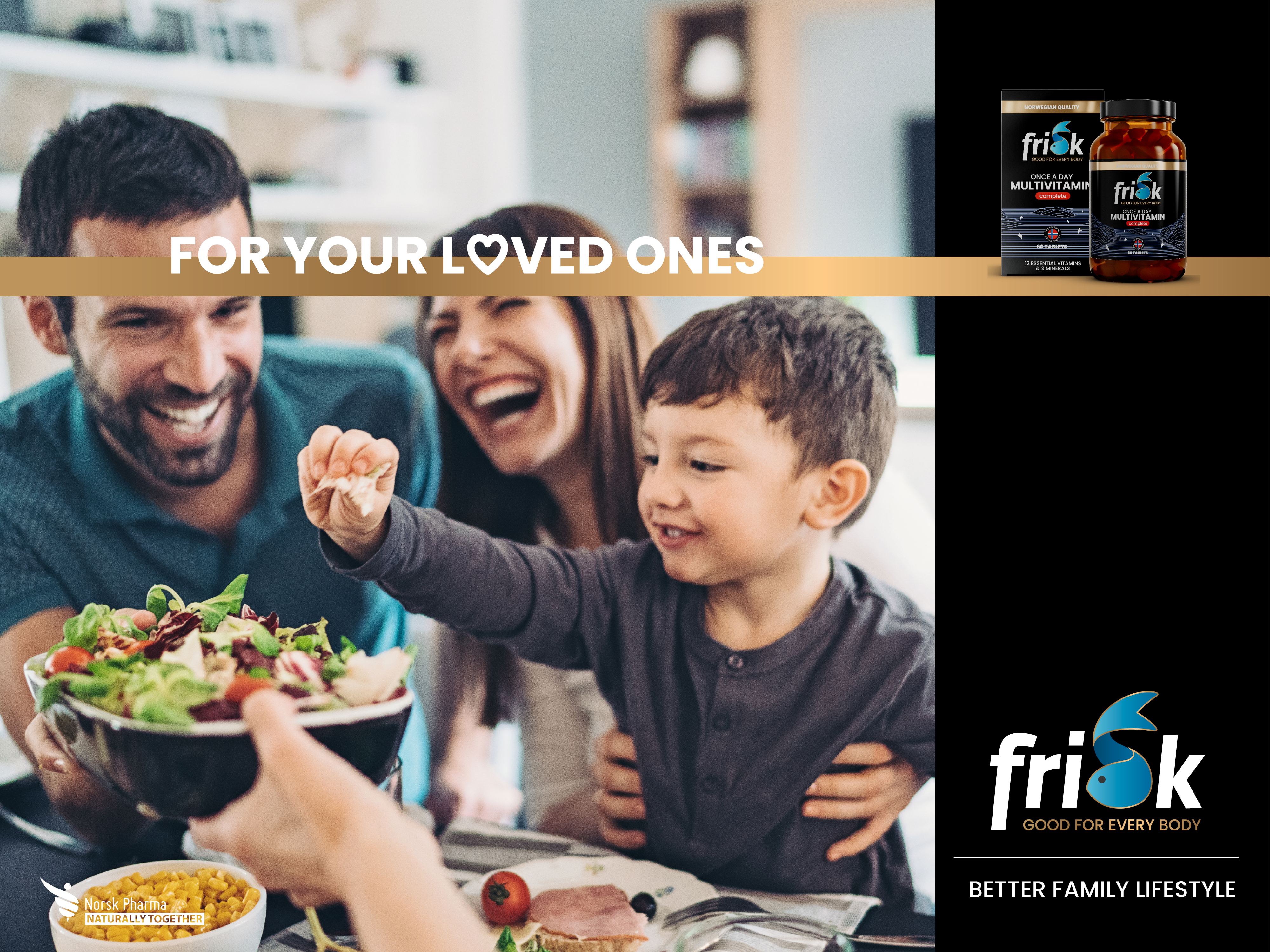 Frisk Multivitamin Complete, 120 stk.