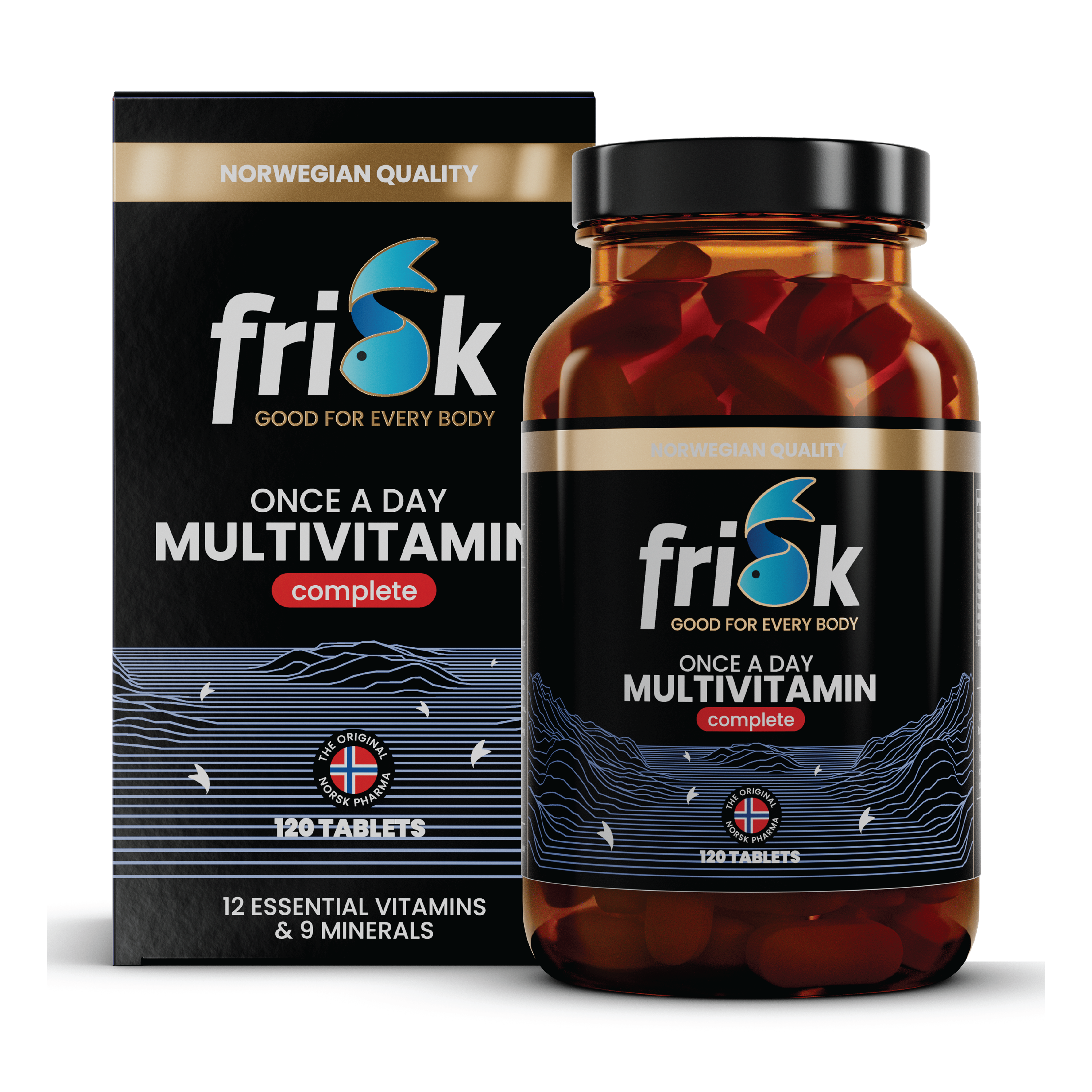 Frisk Multivitamin Complete, 120 stk.