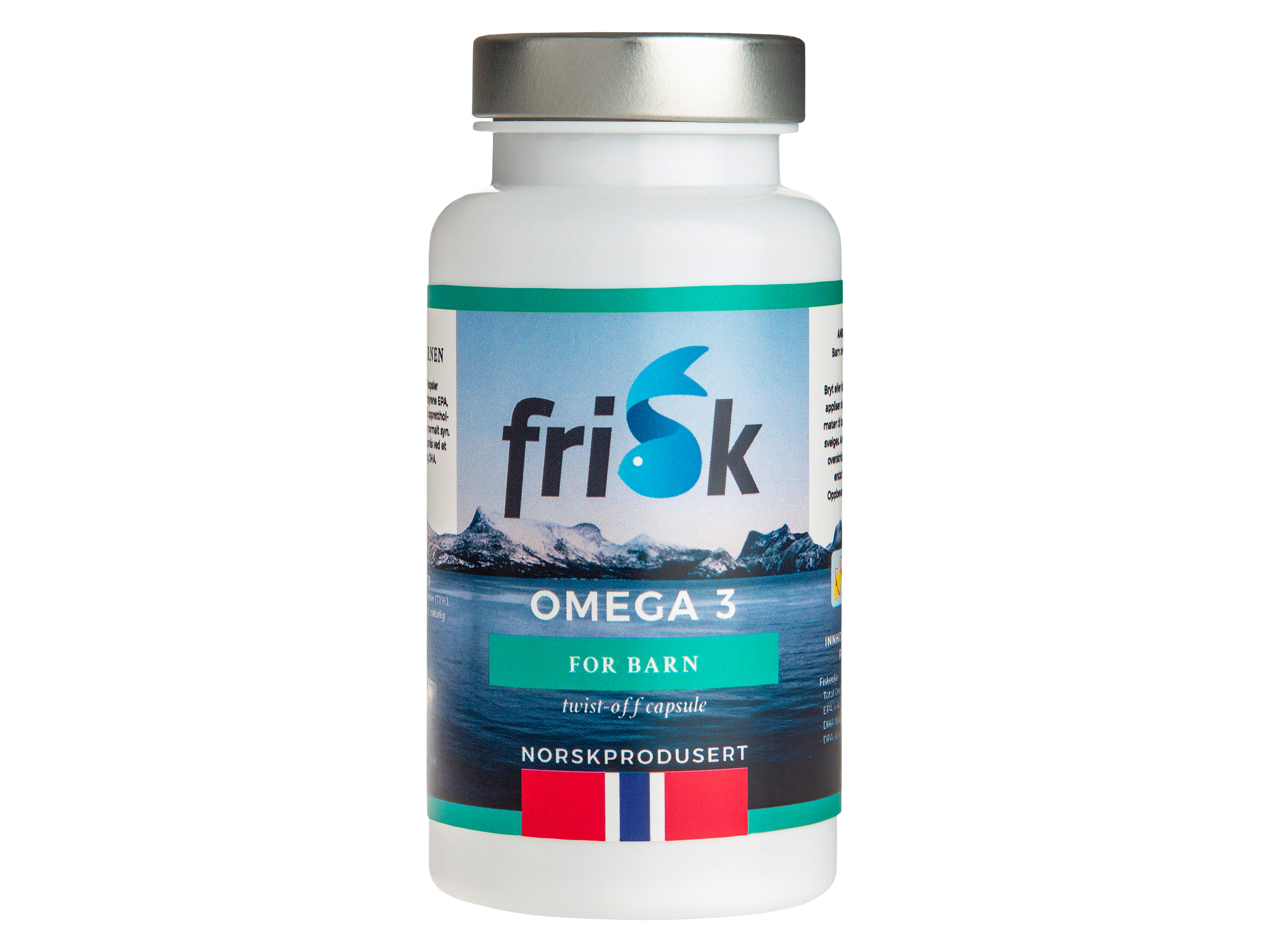 Frisk Omega 3 Barn, 60 kapsler