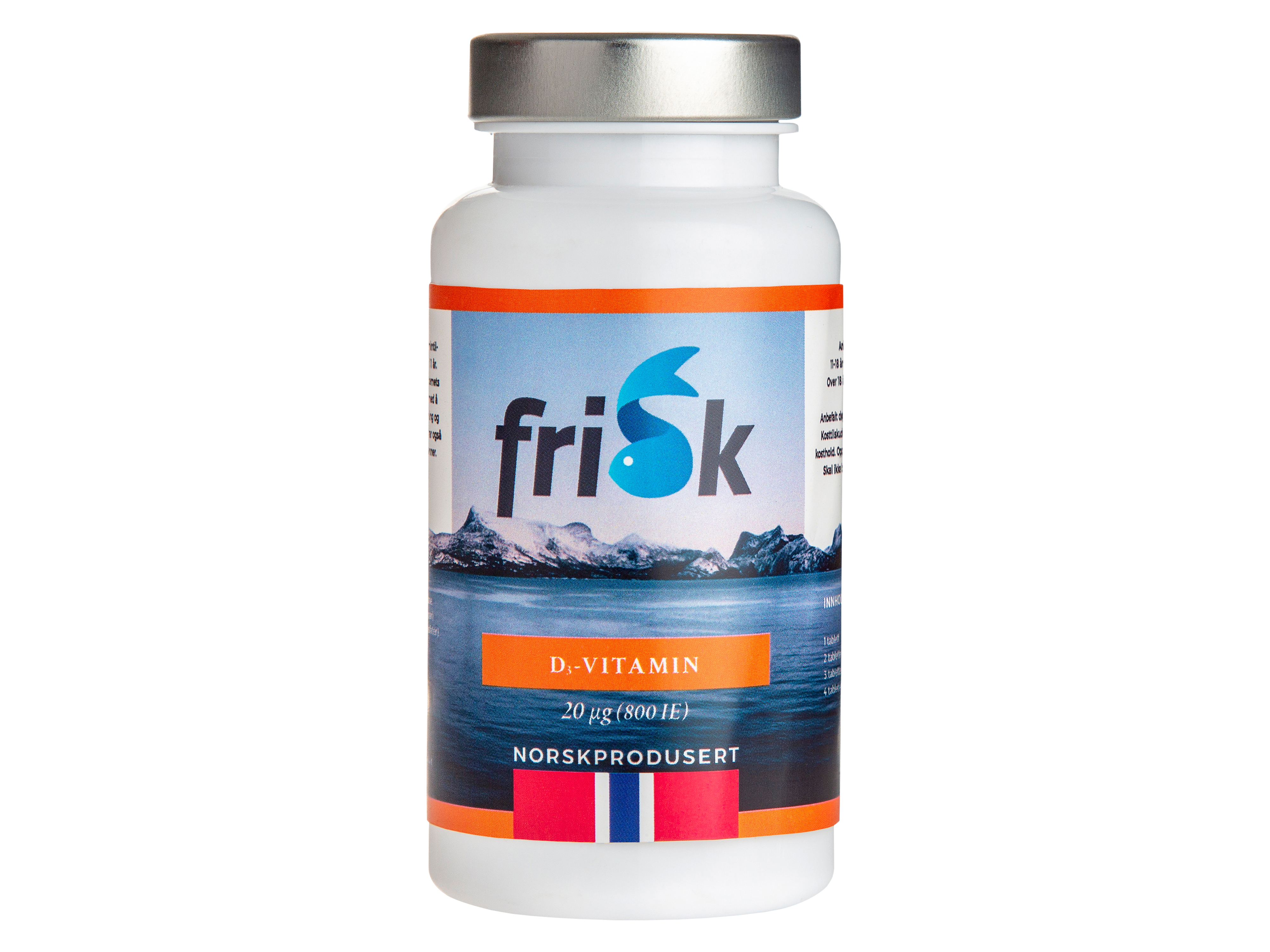 Frisk Vitamin D 20 µg, 60 tabletter