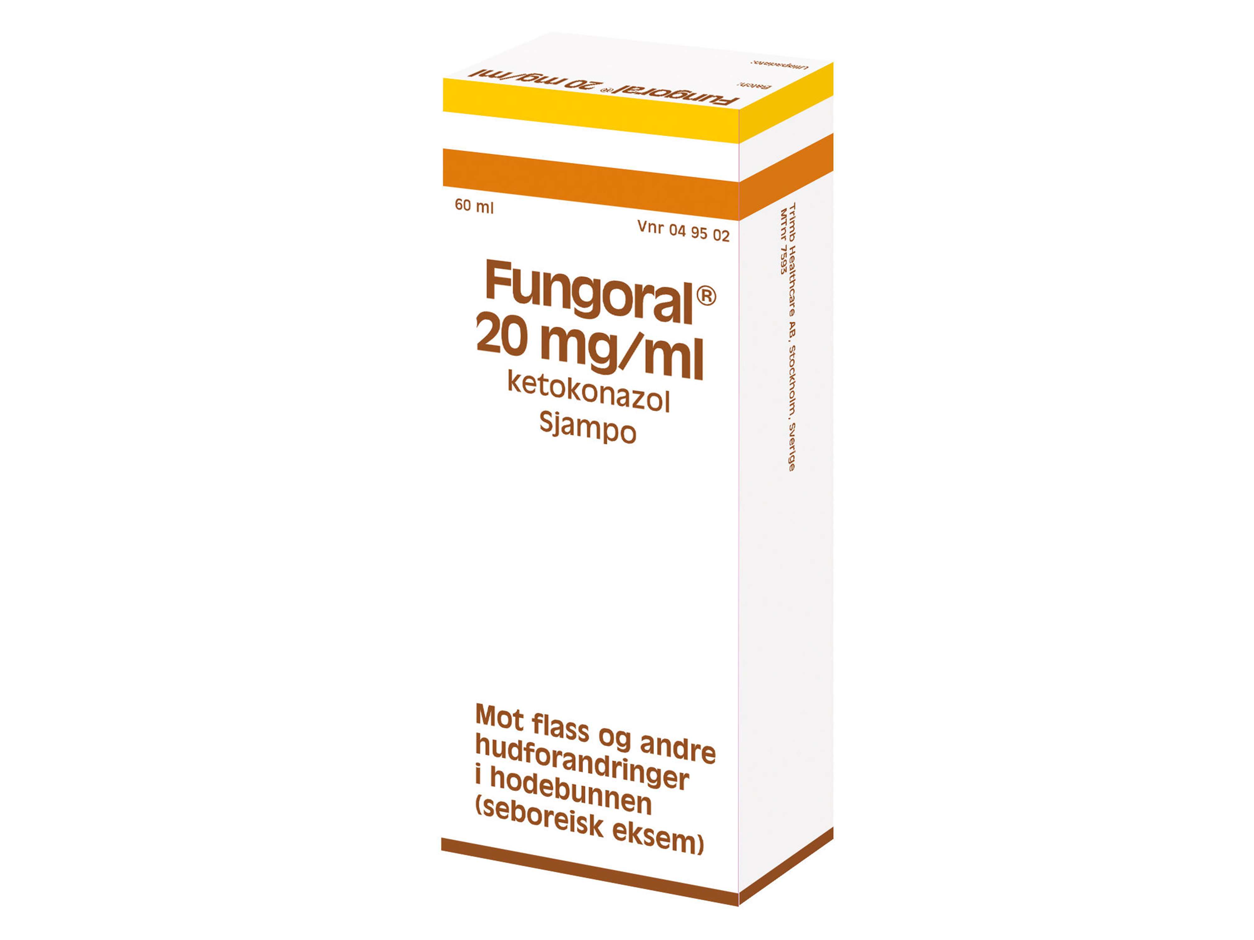 Fungoral Shampoo 20mg/ml, 60 ml.