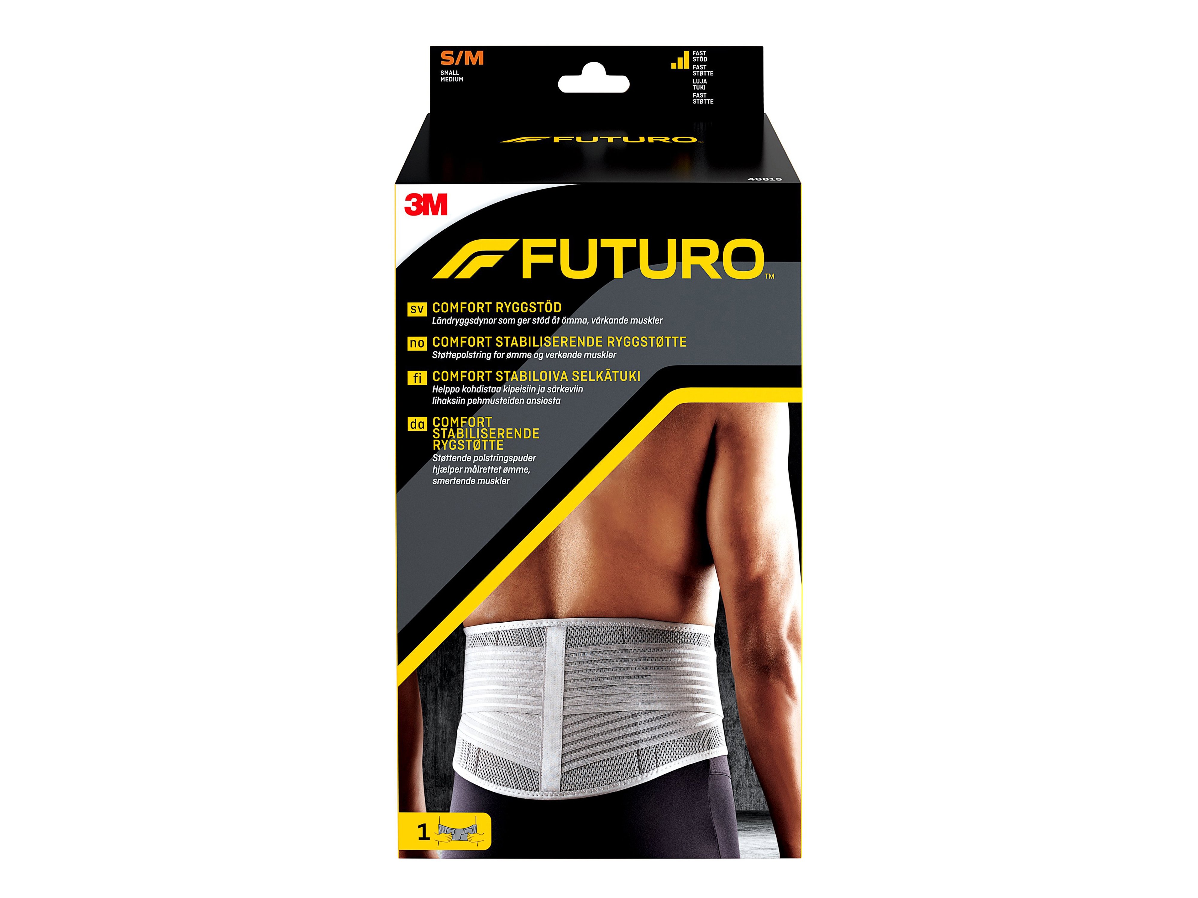 Futuro Comfort Ryggbandasje, S/M 1 stk.