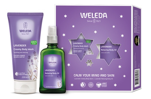 Weleda Lavendel Body Wash & Body Oil, 1 sett
