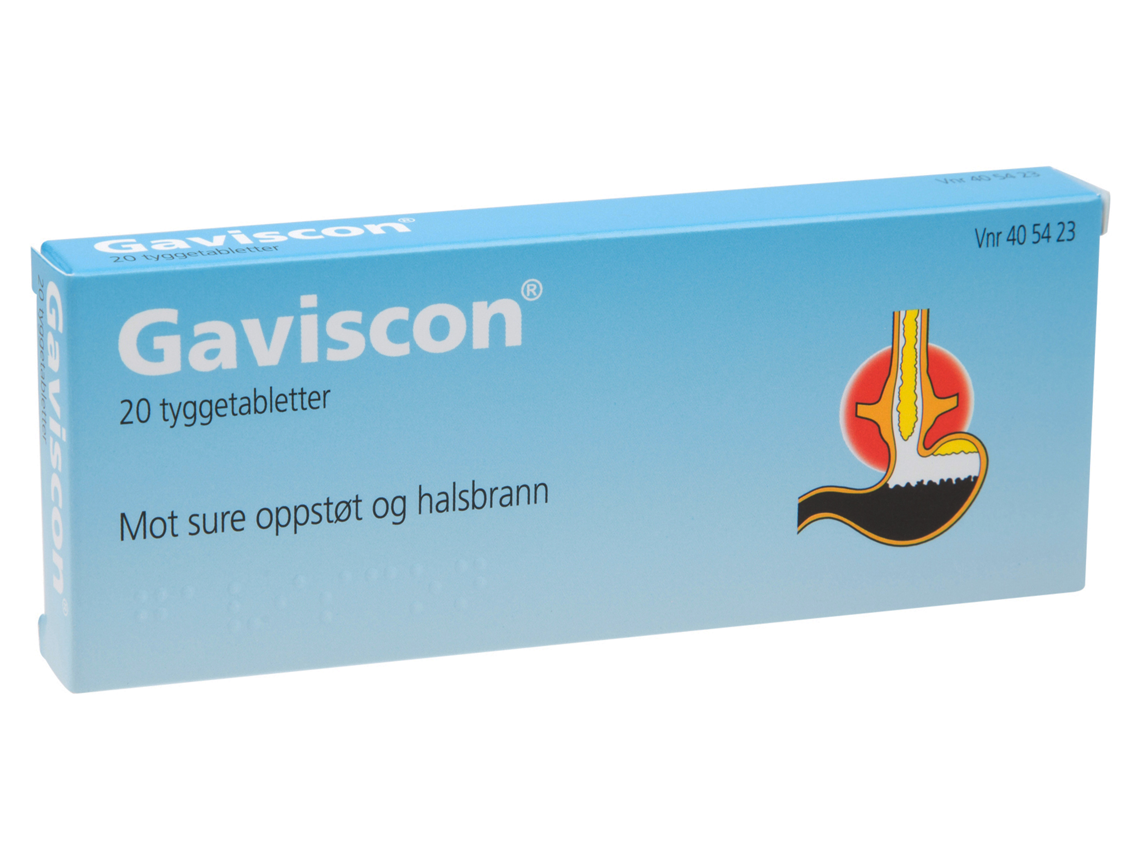 Gaviscon Tyggetabletter, 20 stk.