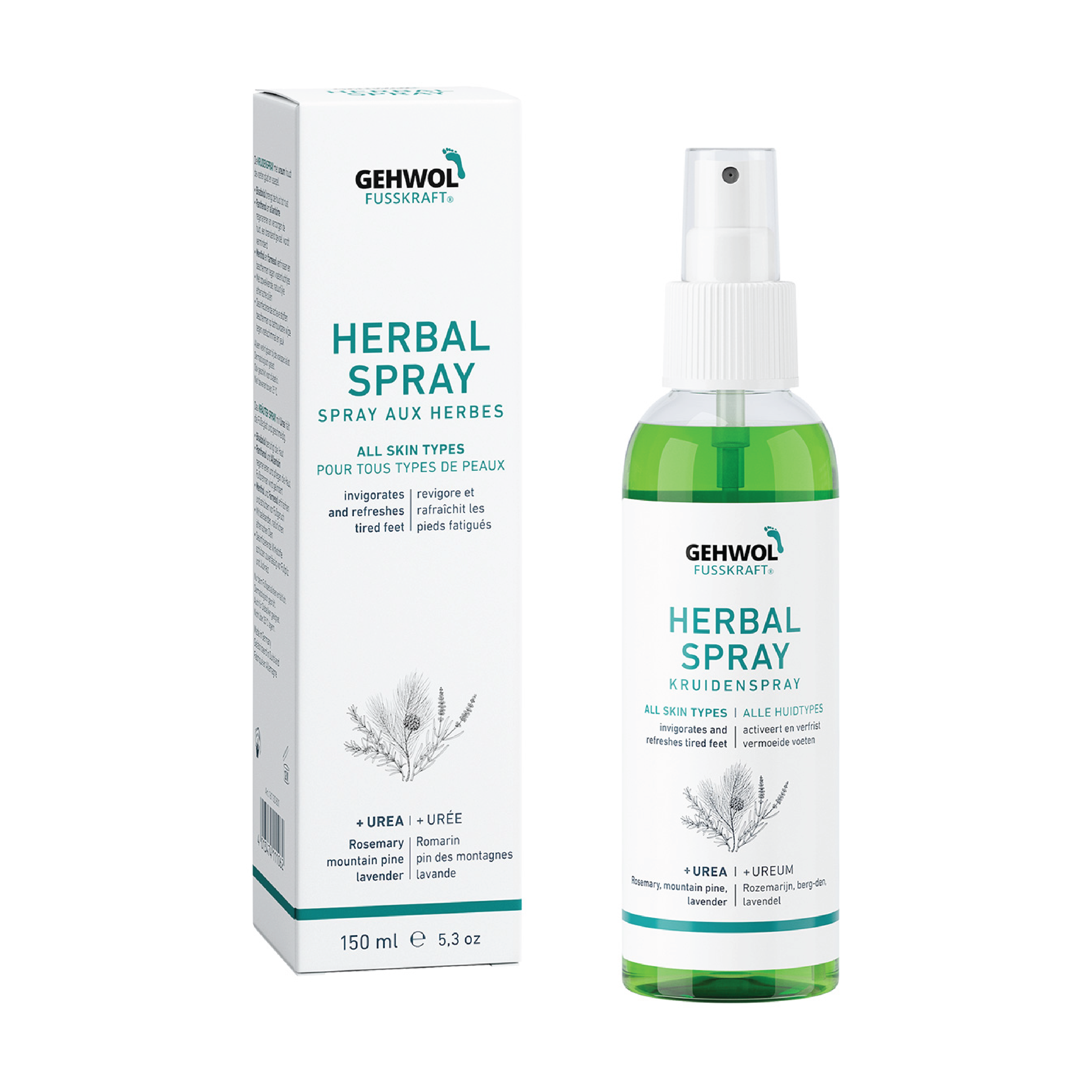 Gehwol Fusskraft Herbal Spray, 150 ml