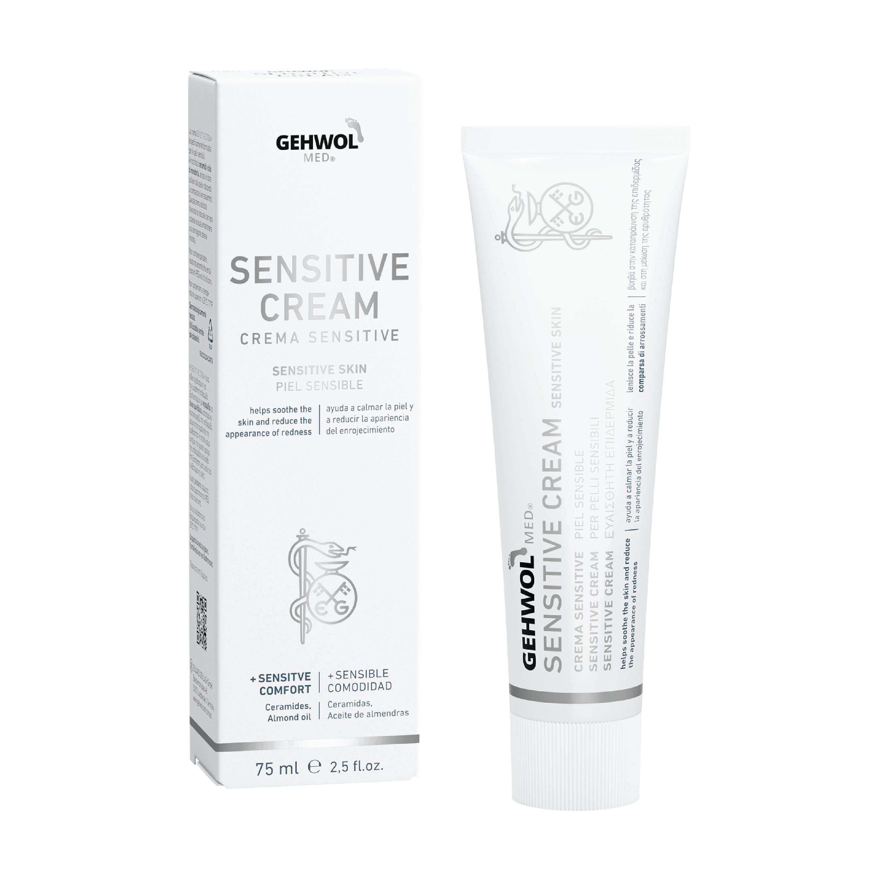 Gehwol Med Sensitive Fotkrem, 75 ml
