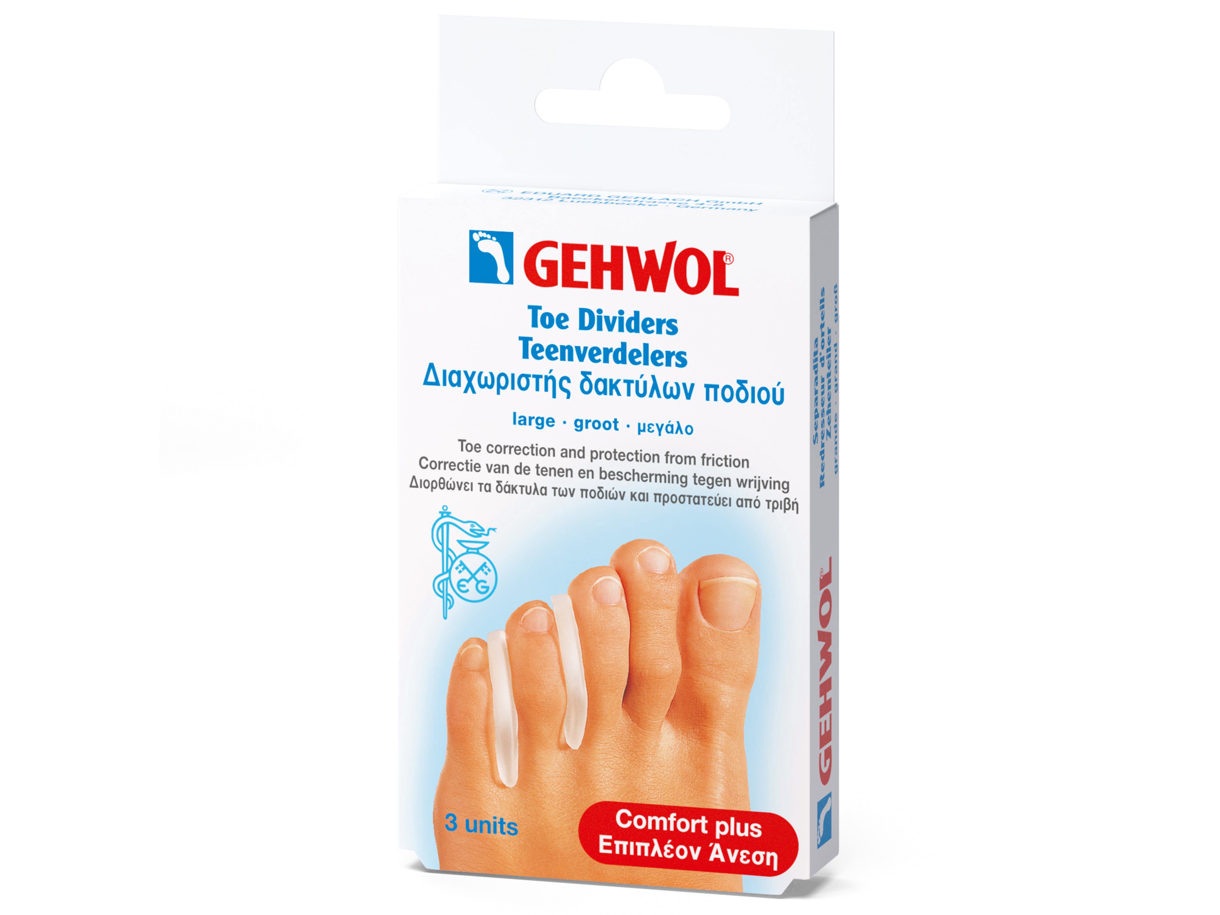 Gehwol Toe Dividers, Large, 3 stk.