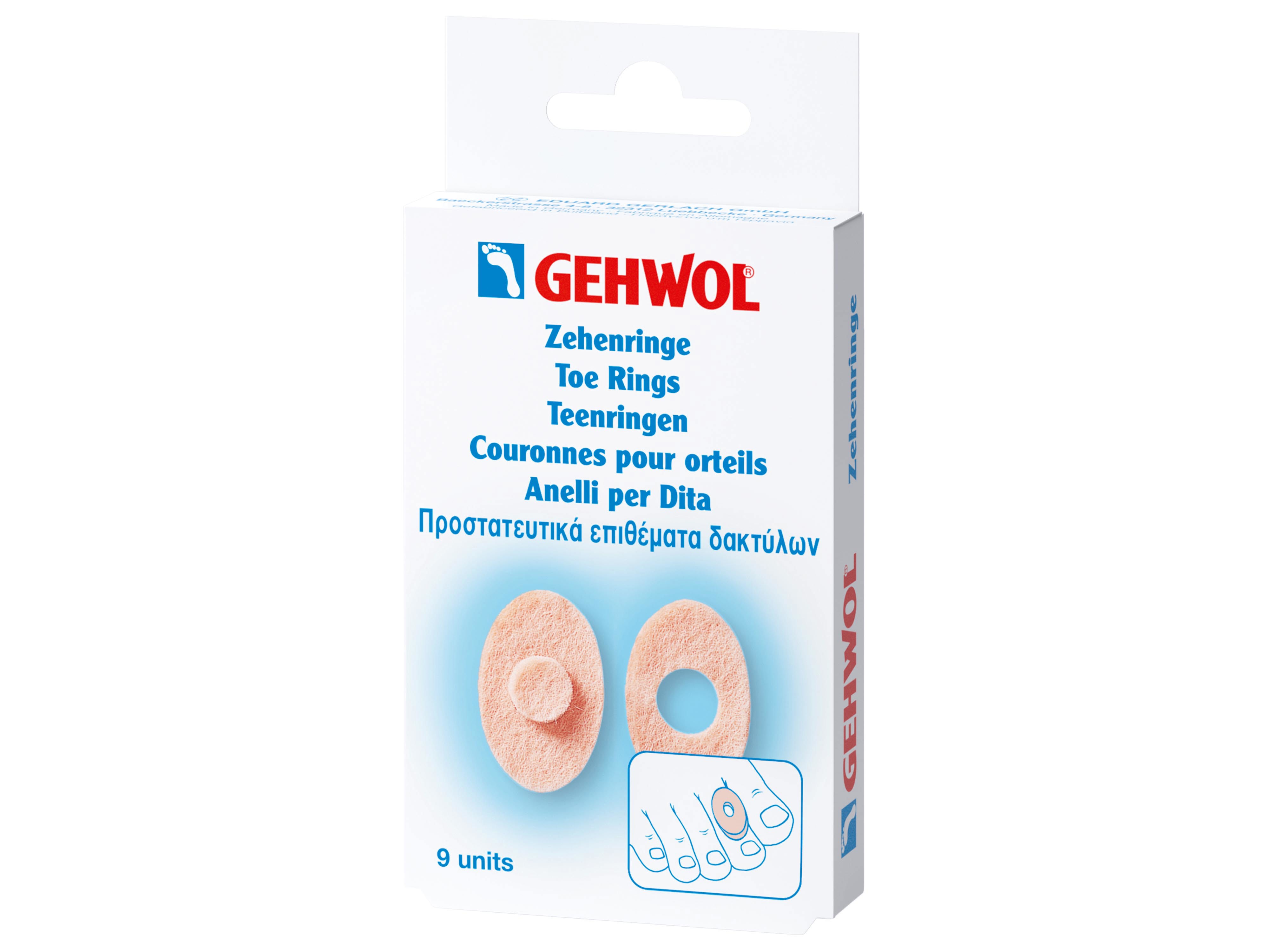 Gehwol Toe Ring – oval, 9 stk