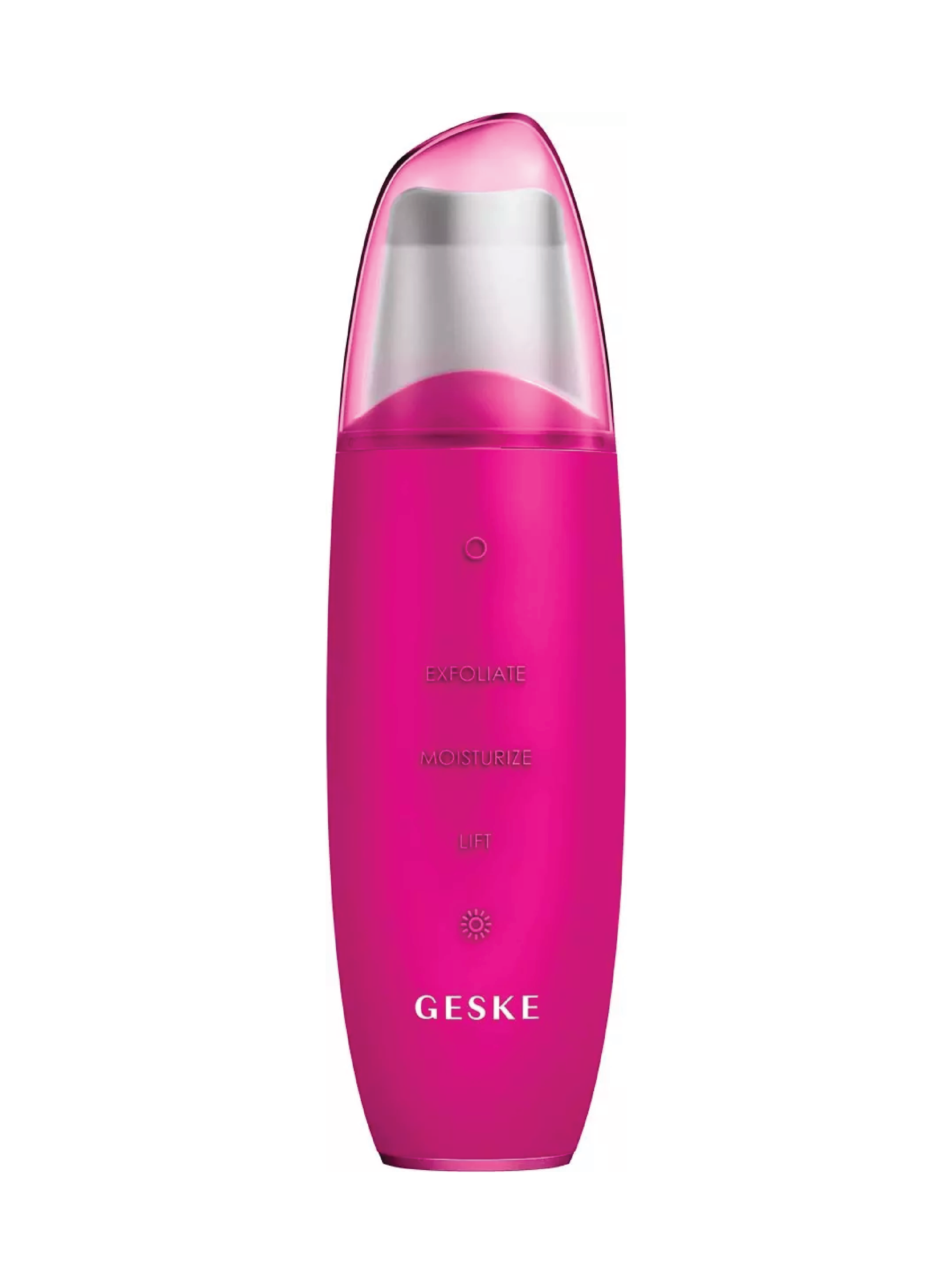 Geske MicroCurrent Skin Scrubber & Blackhead Remover 9 in 1, Magenta, 1 stk.