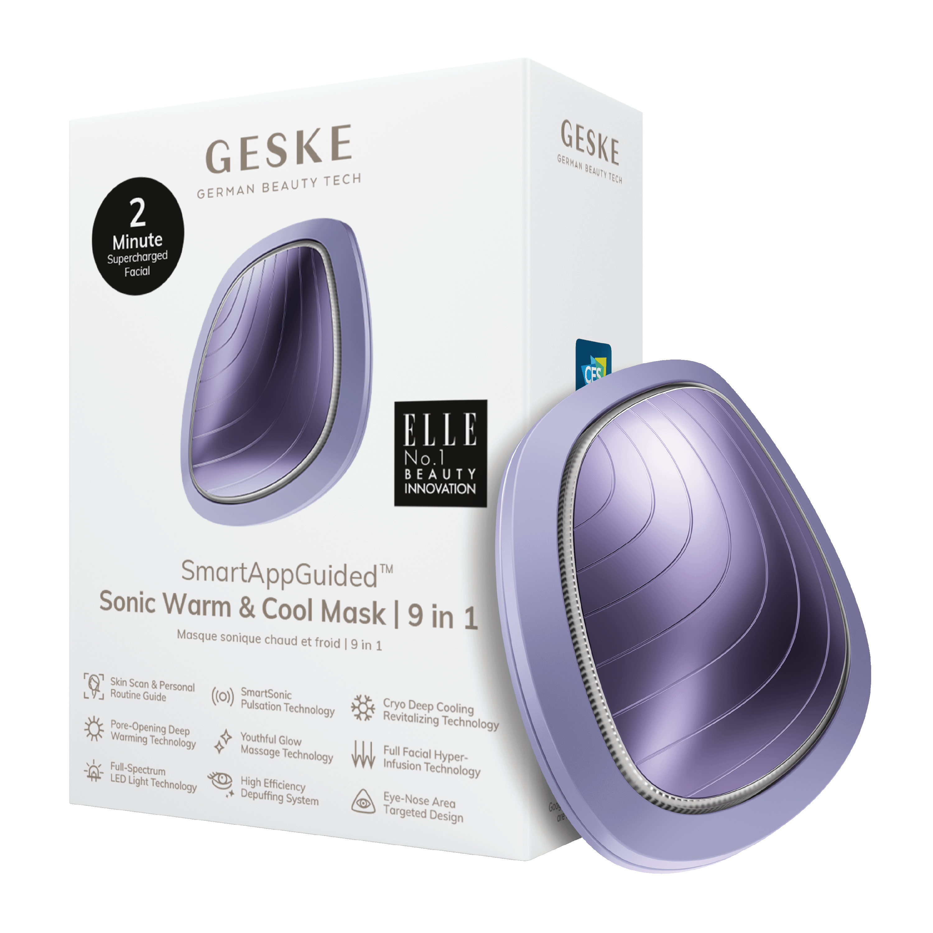Geske Sonic Warm & Cool Mask 9 in 1, 1 stk.