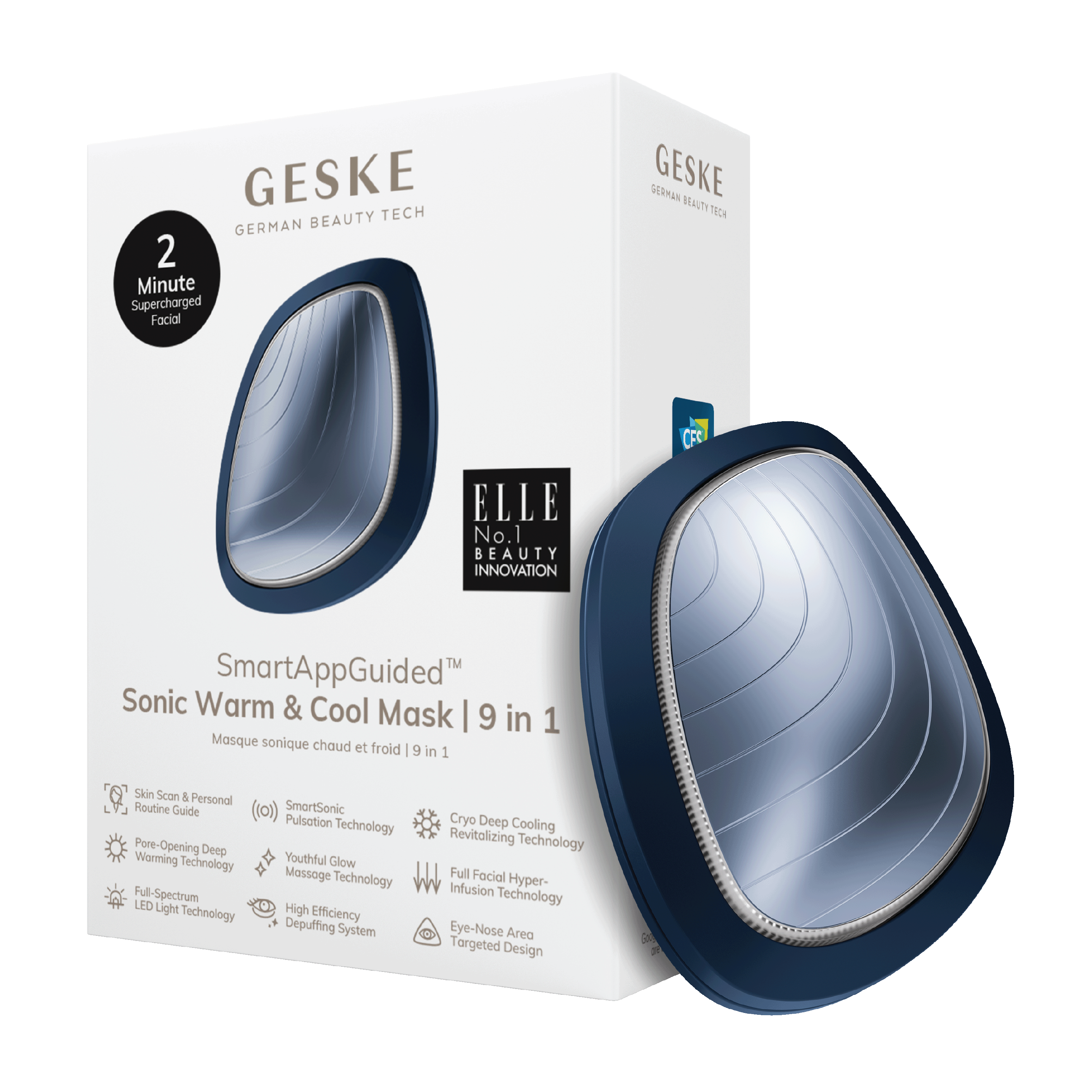 Geske Sonic Warm & Cool Mask 9 in 1, 1 stk.