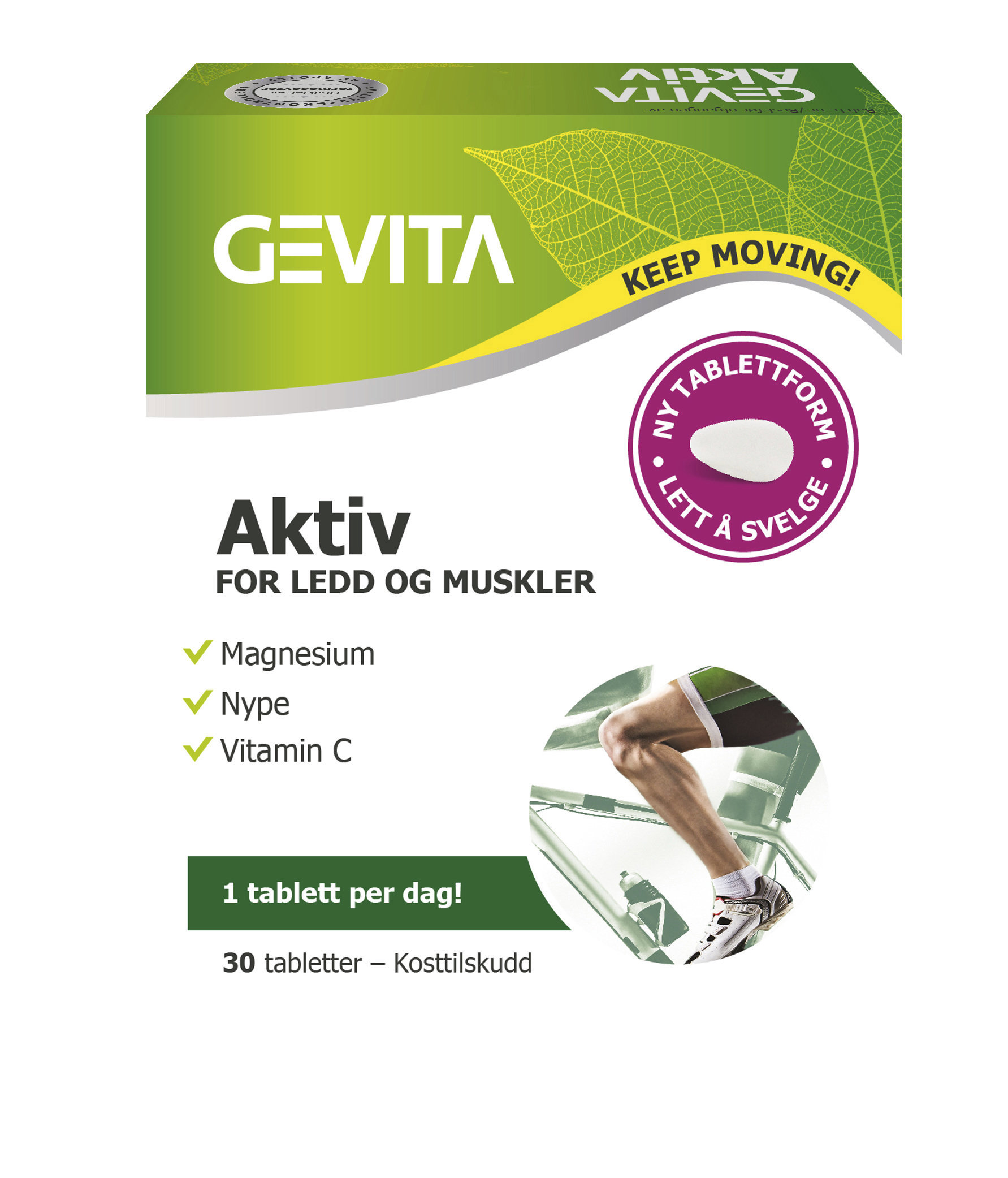 Gevita Aktiv Tabletter, 30 stk.