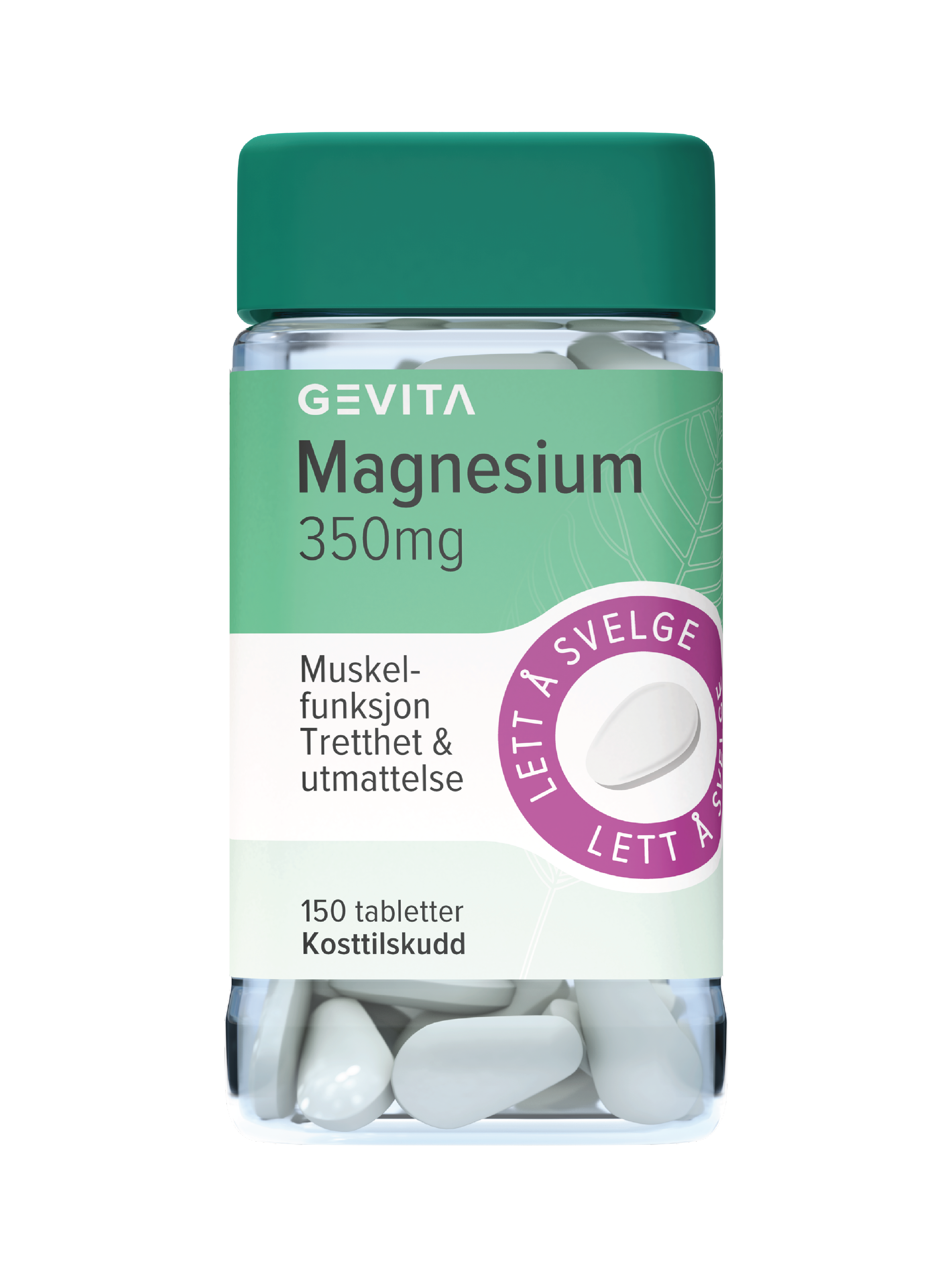 Gevita Magnesium 350mg, 150 tabletter