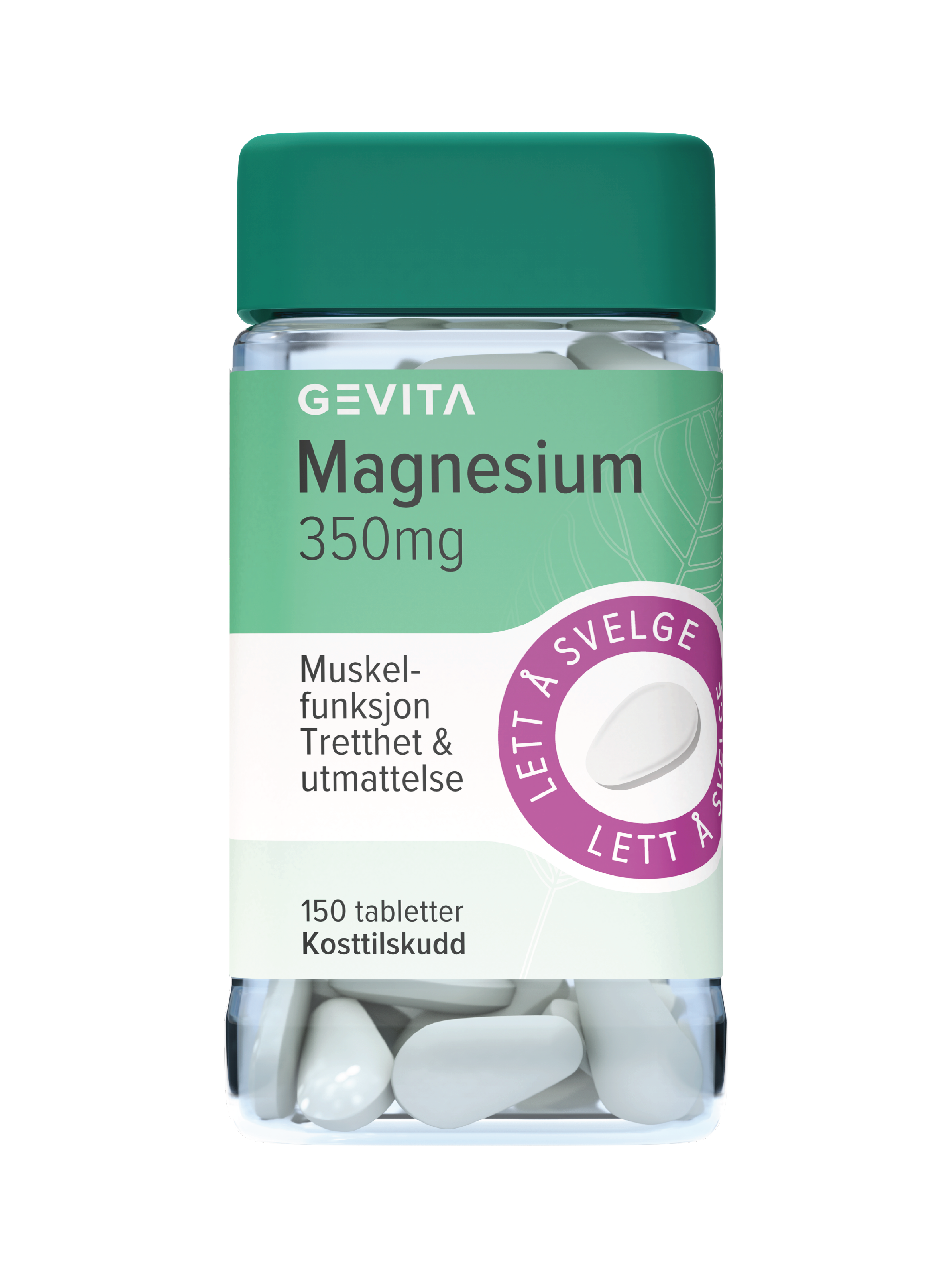 Gevita Magnesium 350mg, 150 tabletter