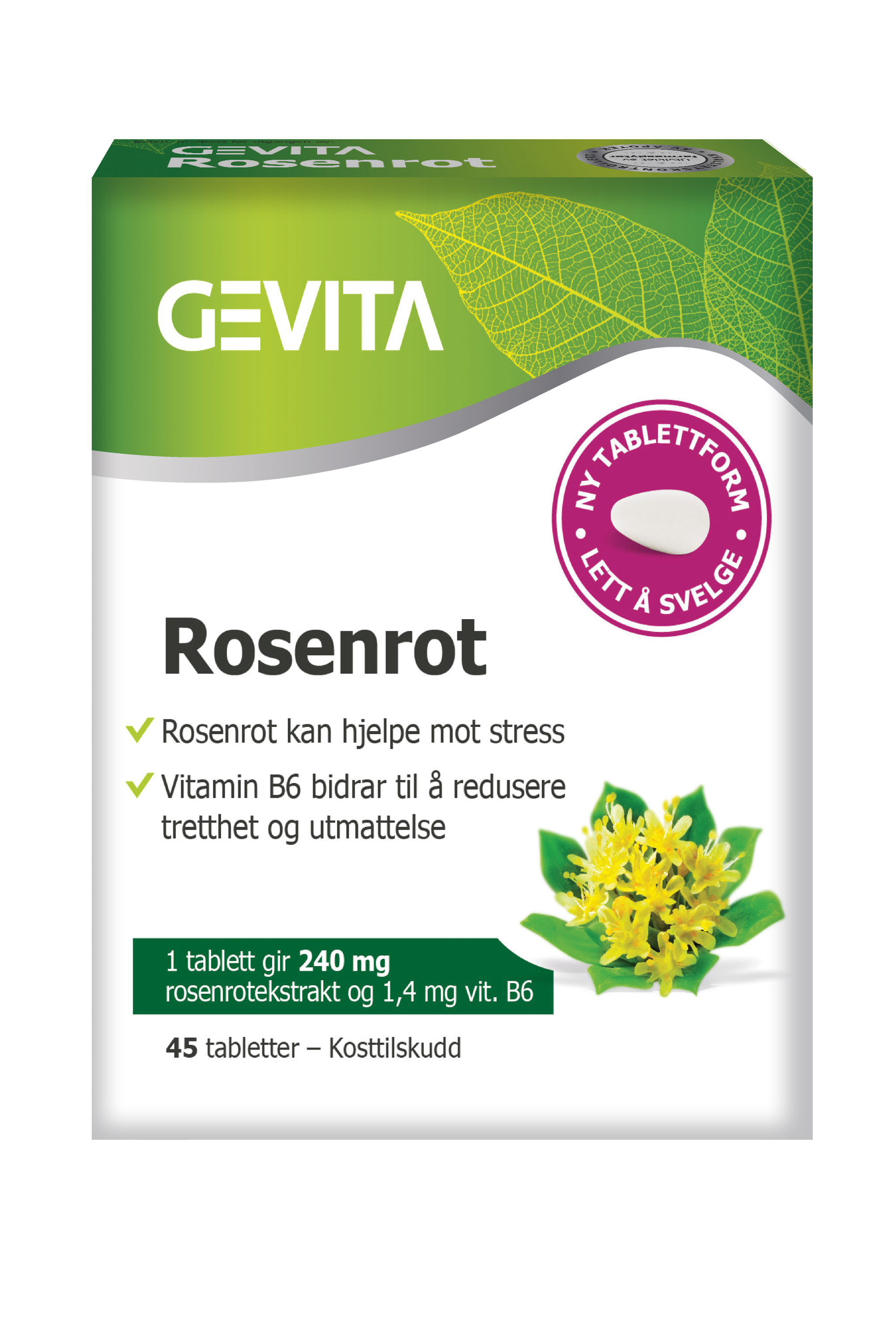 Gevita Rosenrot Tabletter, 45 tabletter