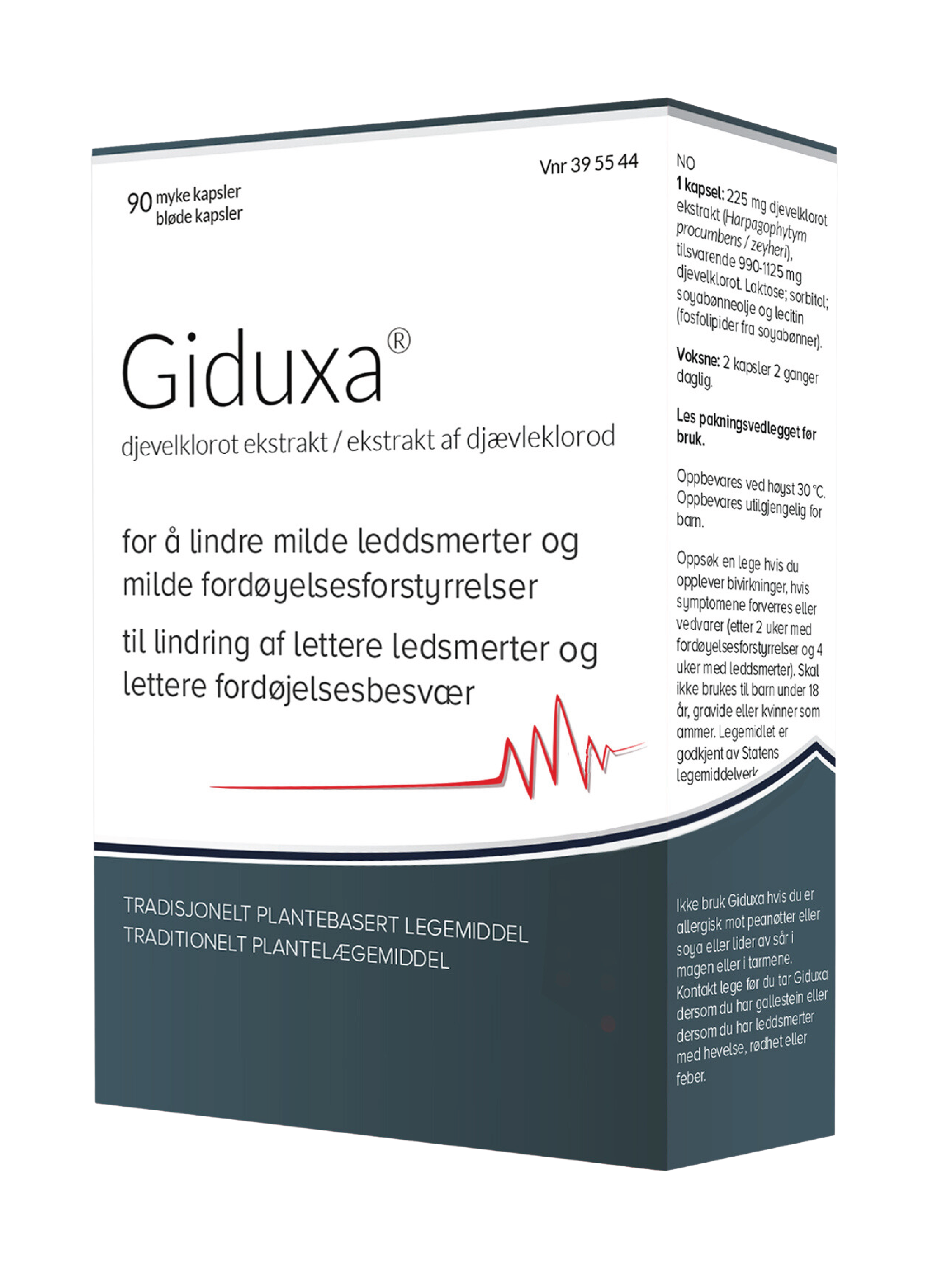 Giduxa Kapsler, 90 stk.