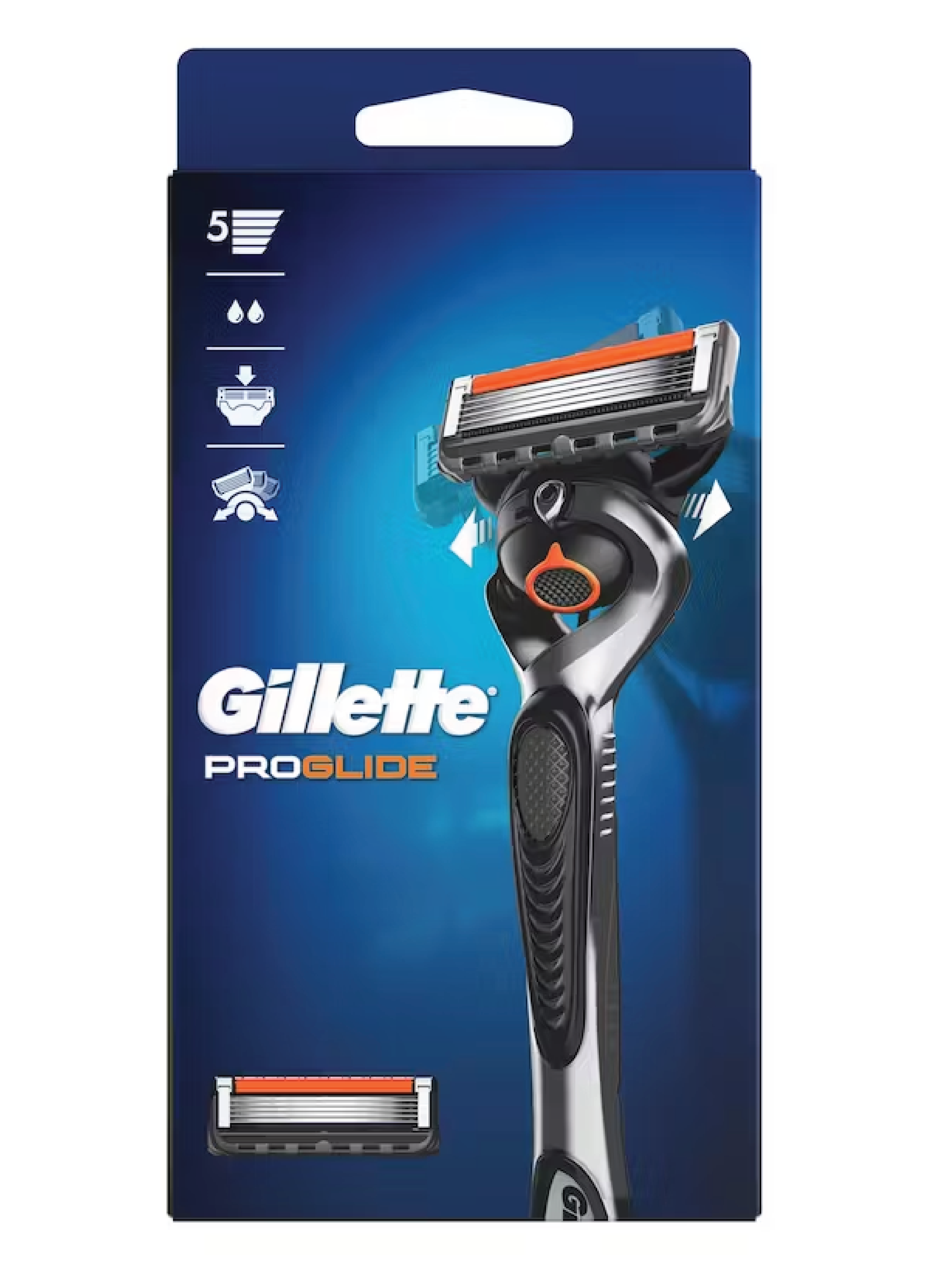 Gillette Gillette ProGlide Barberhøvel, Svart, 1 stk.