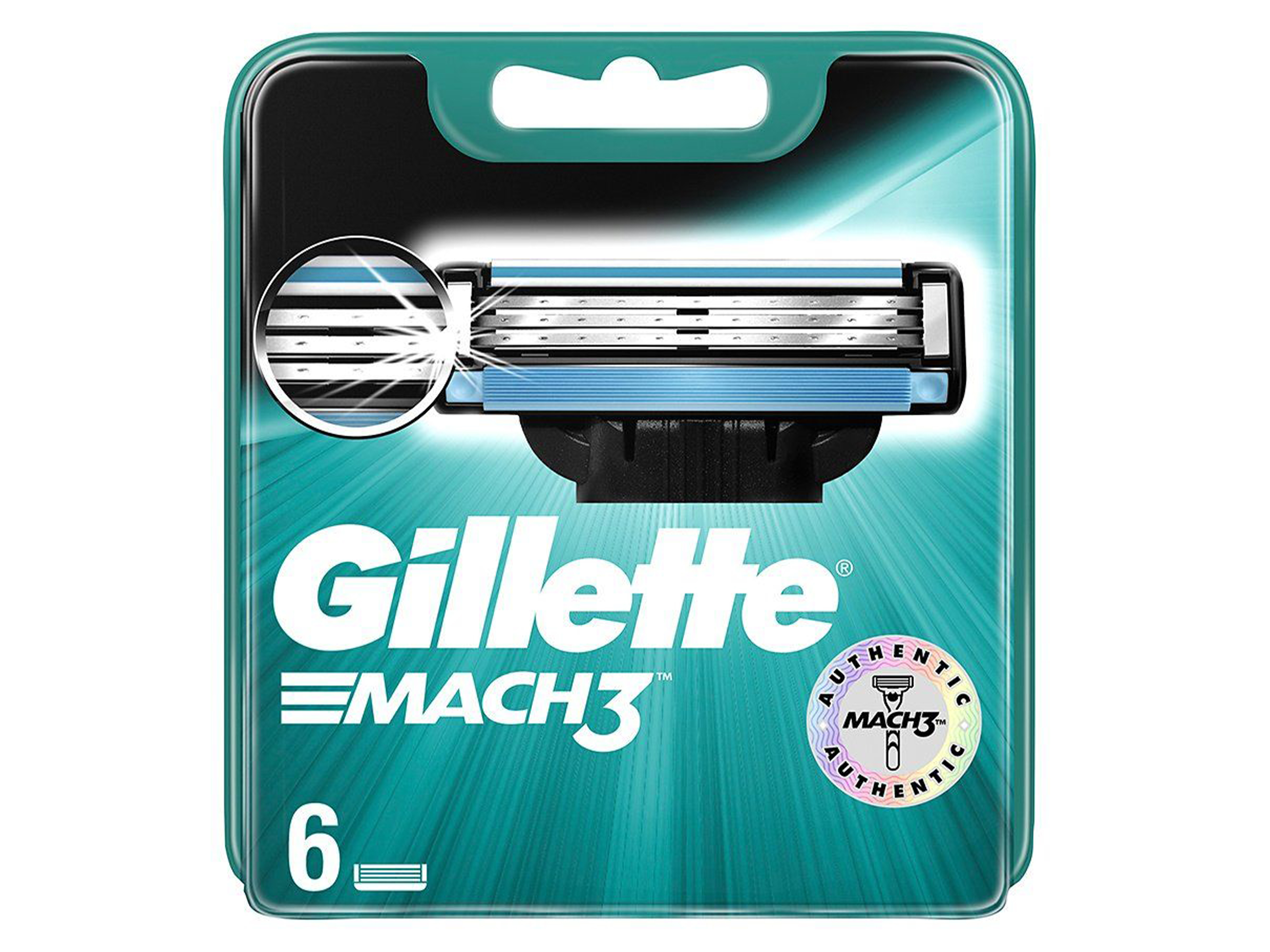 Gillette Mach3 barberblader, 6 stk.