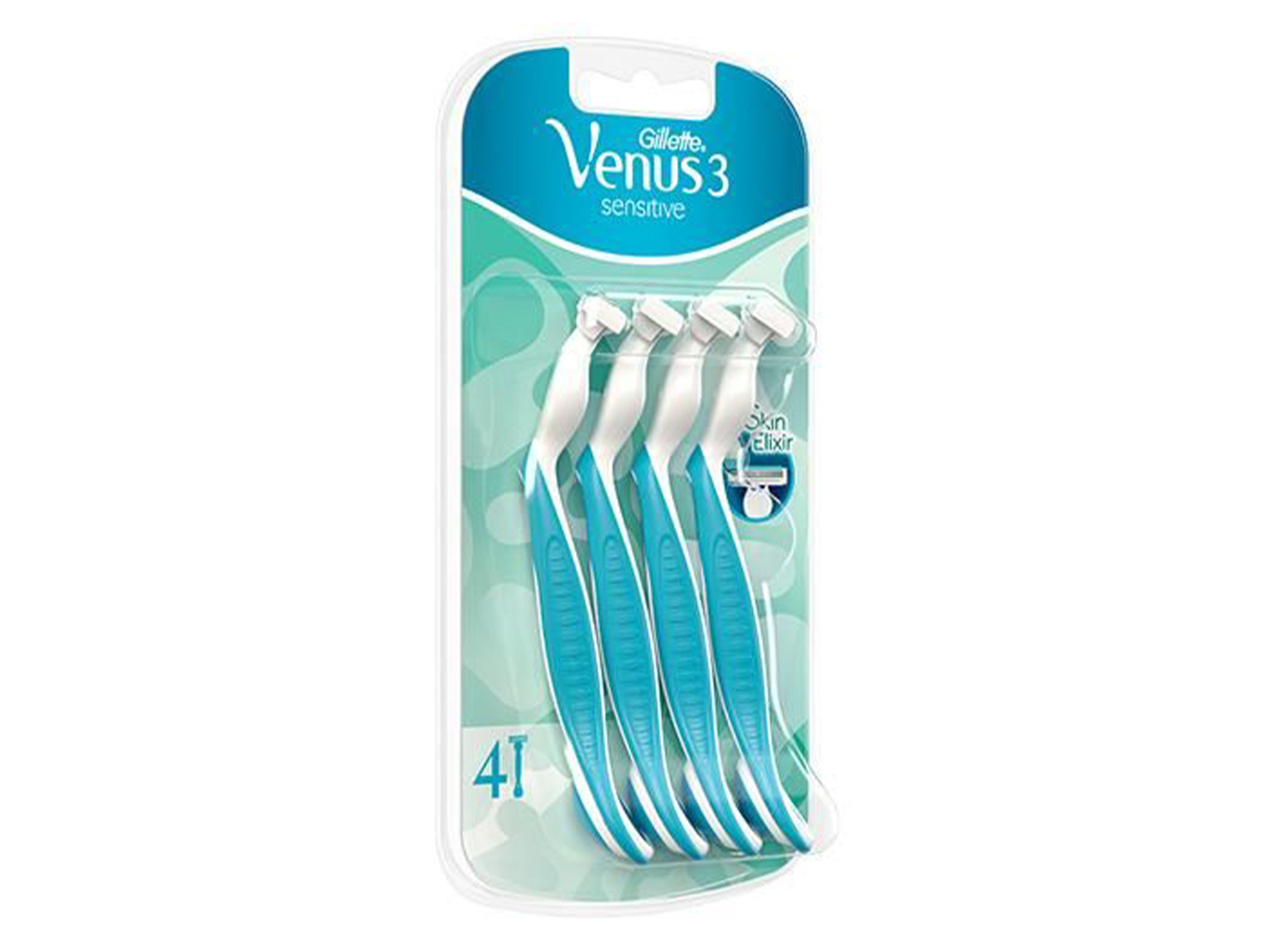 Gillette Venus 3 Sensitive Engangshøvel, 4 stk.