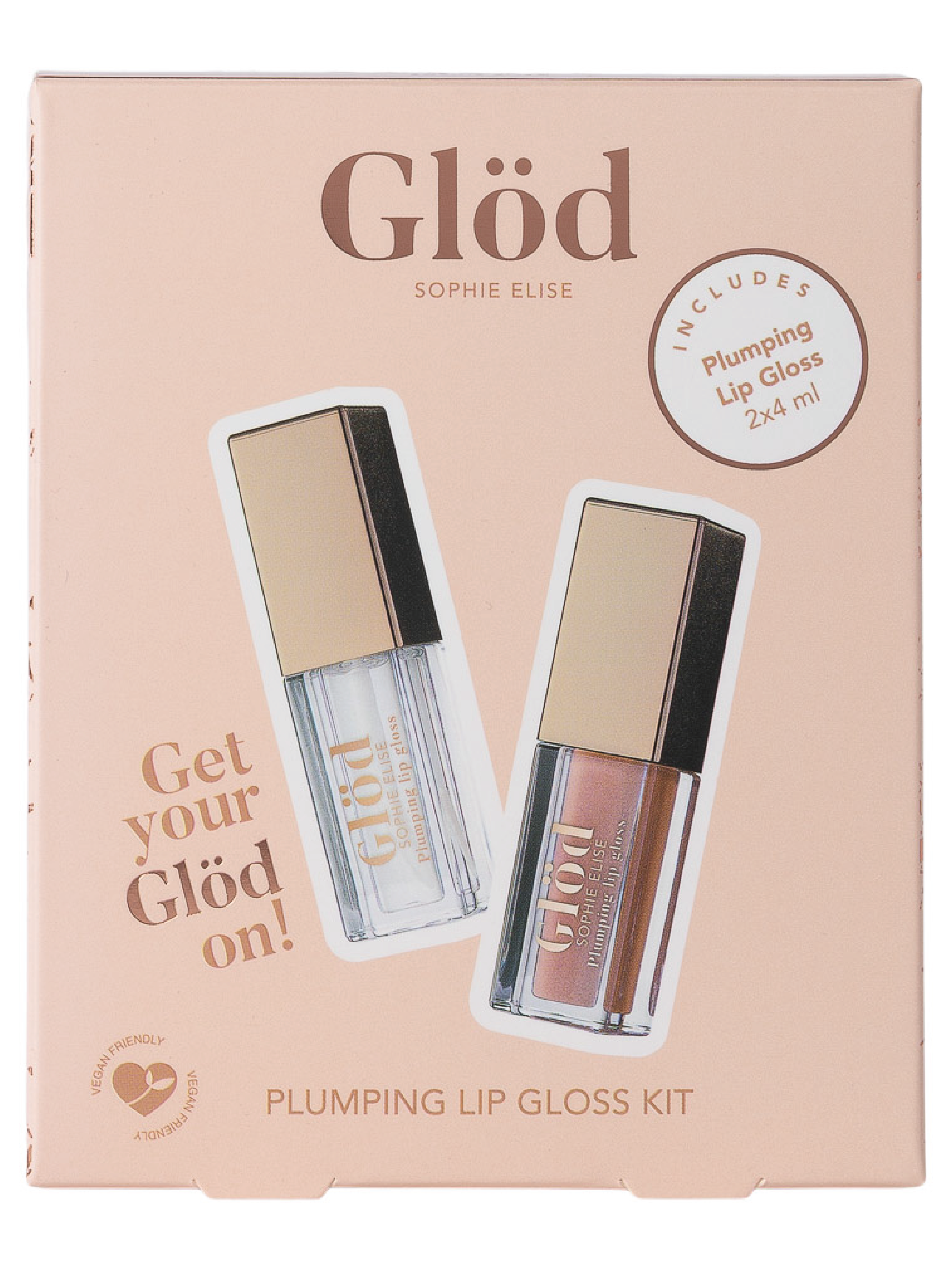 Glöd Sophie Elise Plumping Lip Gloss Kit, 1 sett