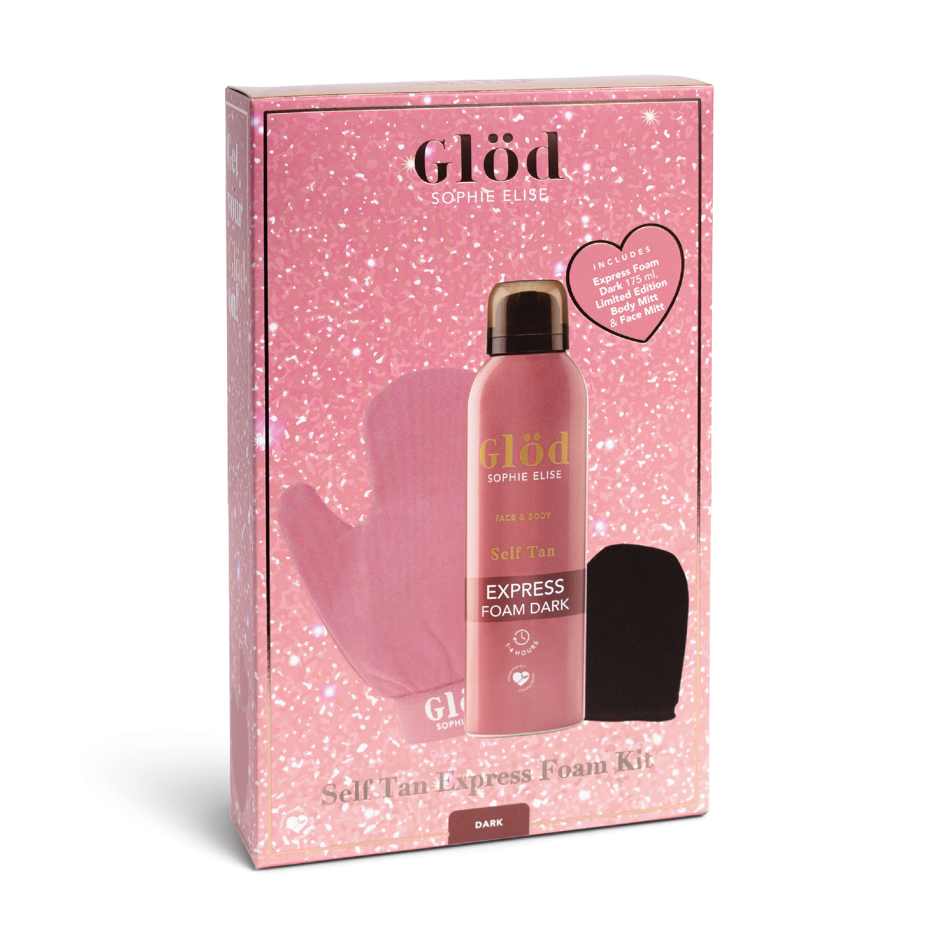 Glöd Sophie Elise Self Tan Express Foam Dark Kit, 1 sett