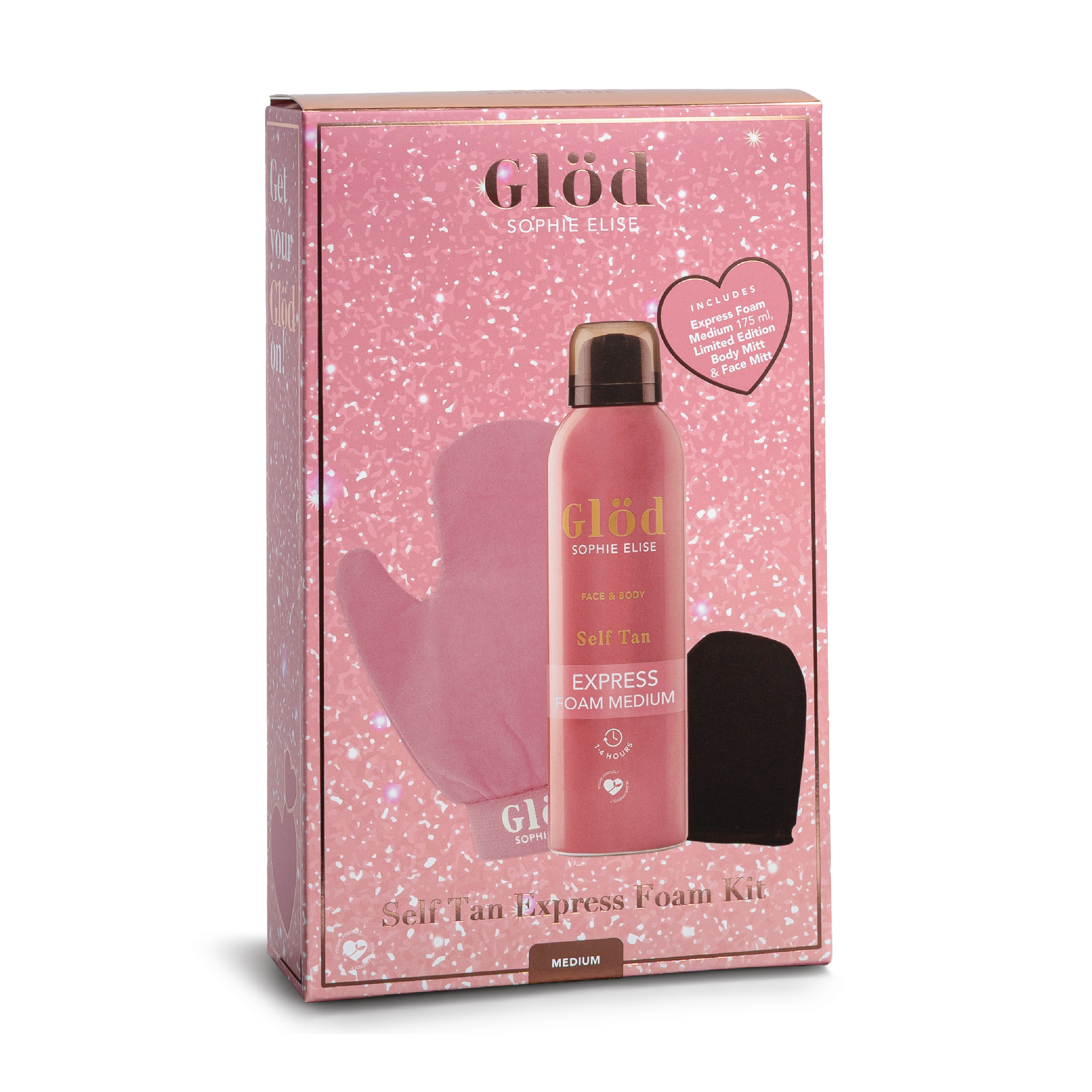 Glöd Sophie Elise Self Tan Express Foam Medium Kit, 1 sett