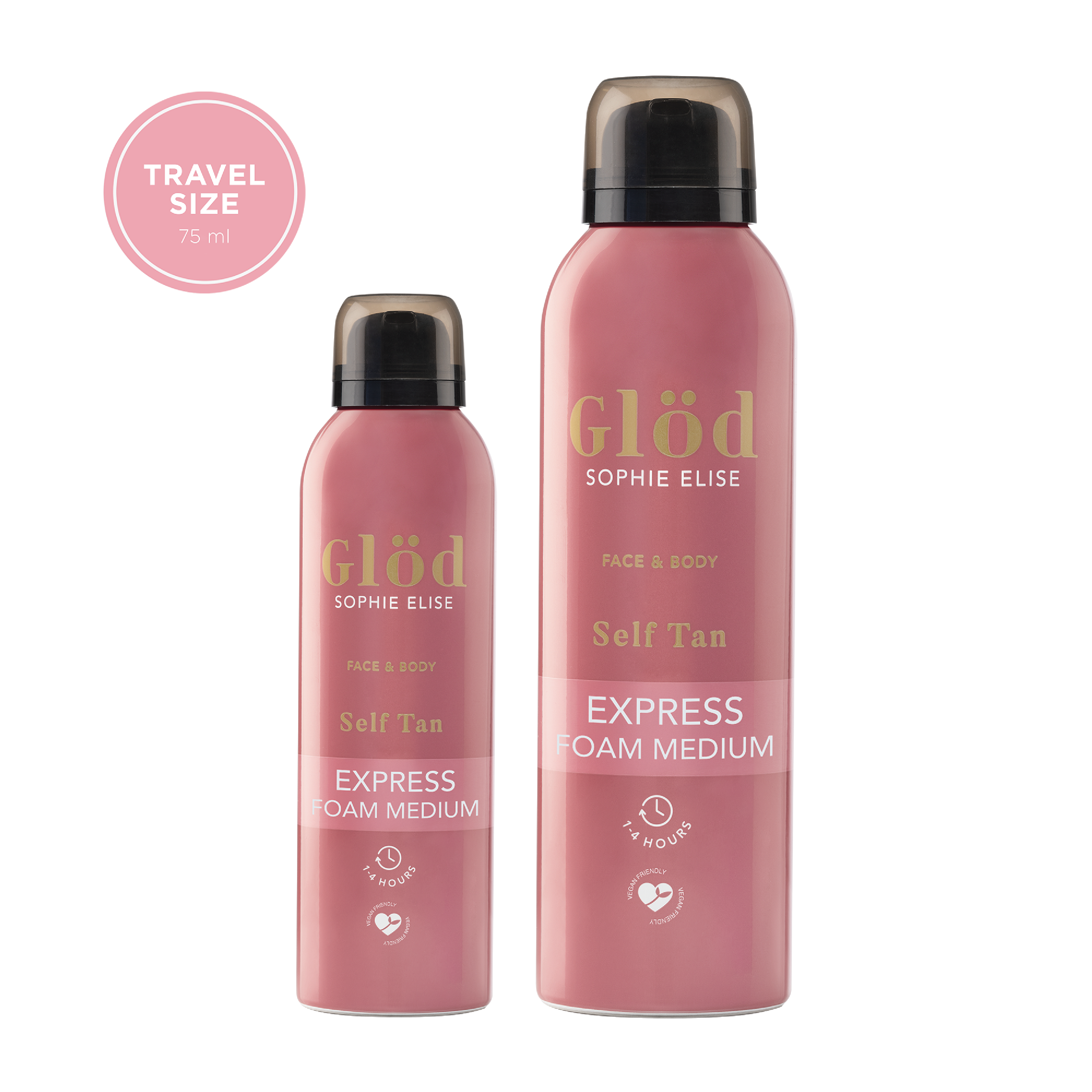 Glöd Sophie Elise Self Tan Express Foam Mini Medium, 75 ml