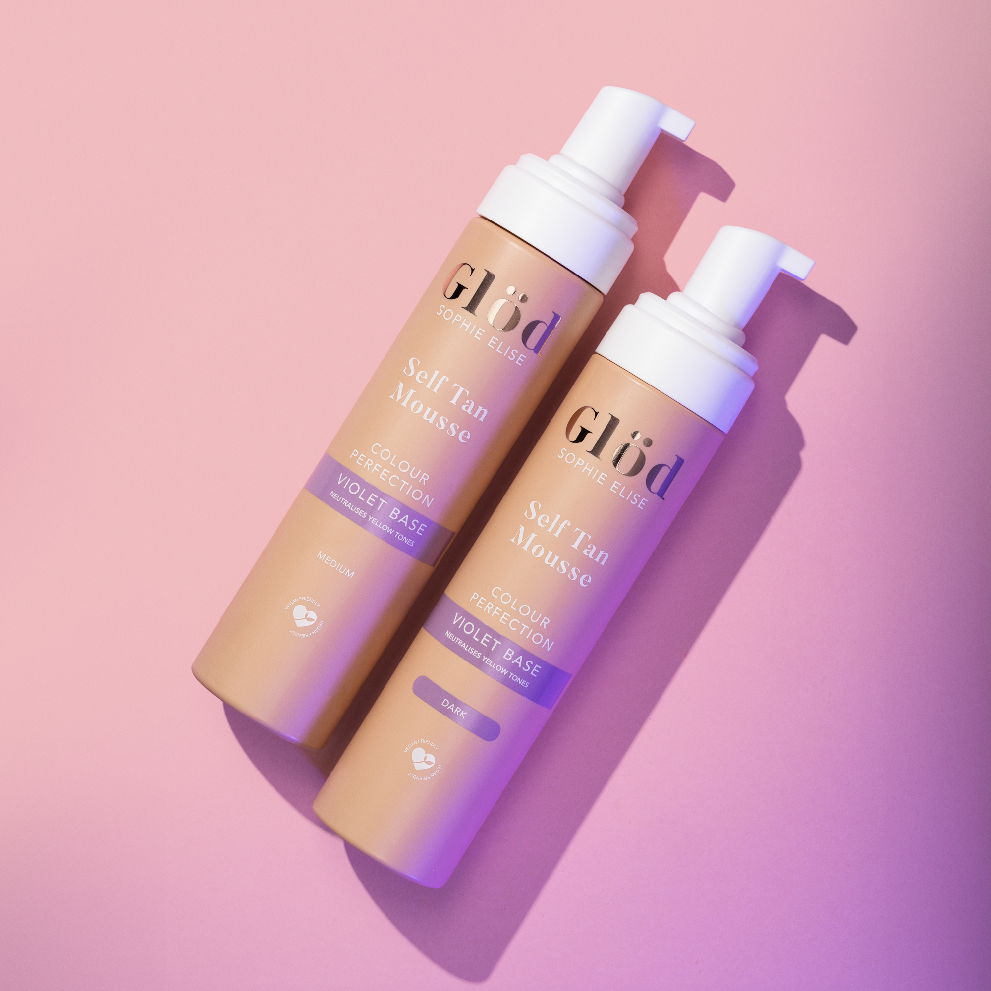 Glöd Sophie Elise Self Tan Mousse Color Perfection, Violet Medium, 200 ml