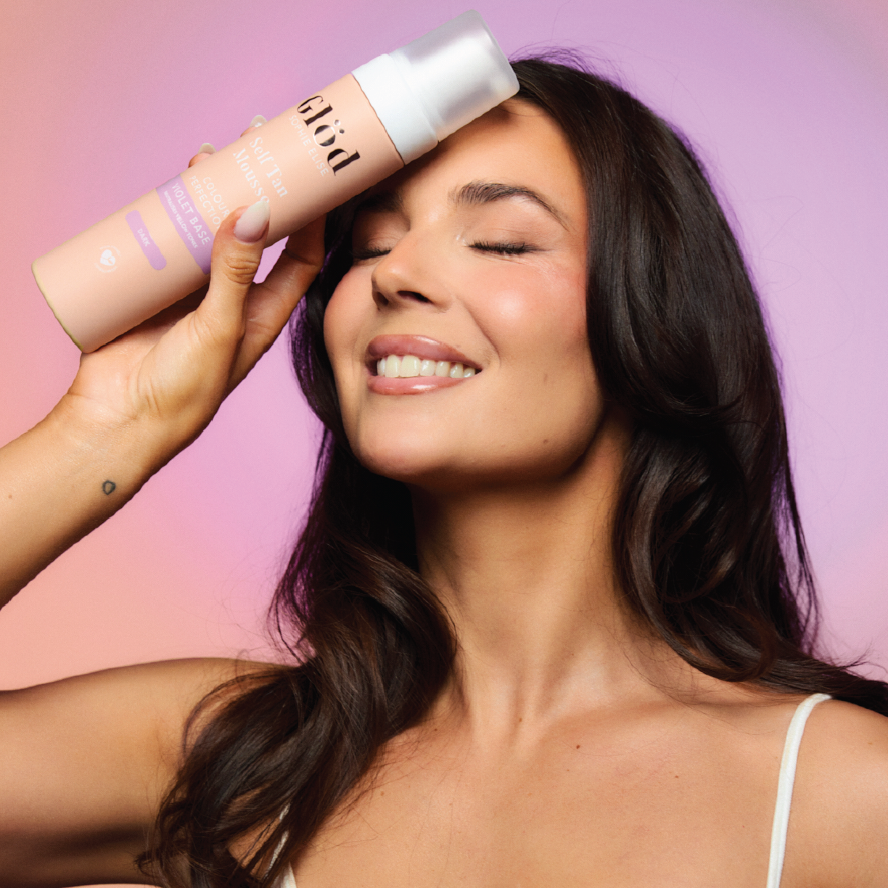 Glöd Sophie Elise Self Tan Mousse Color Perfection, Violet Medium, 200 ml