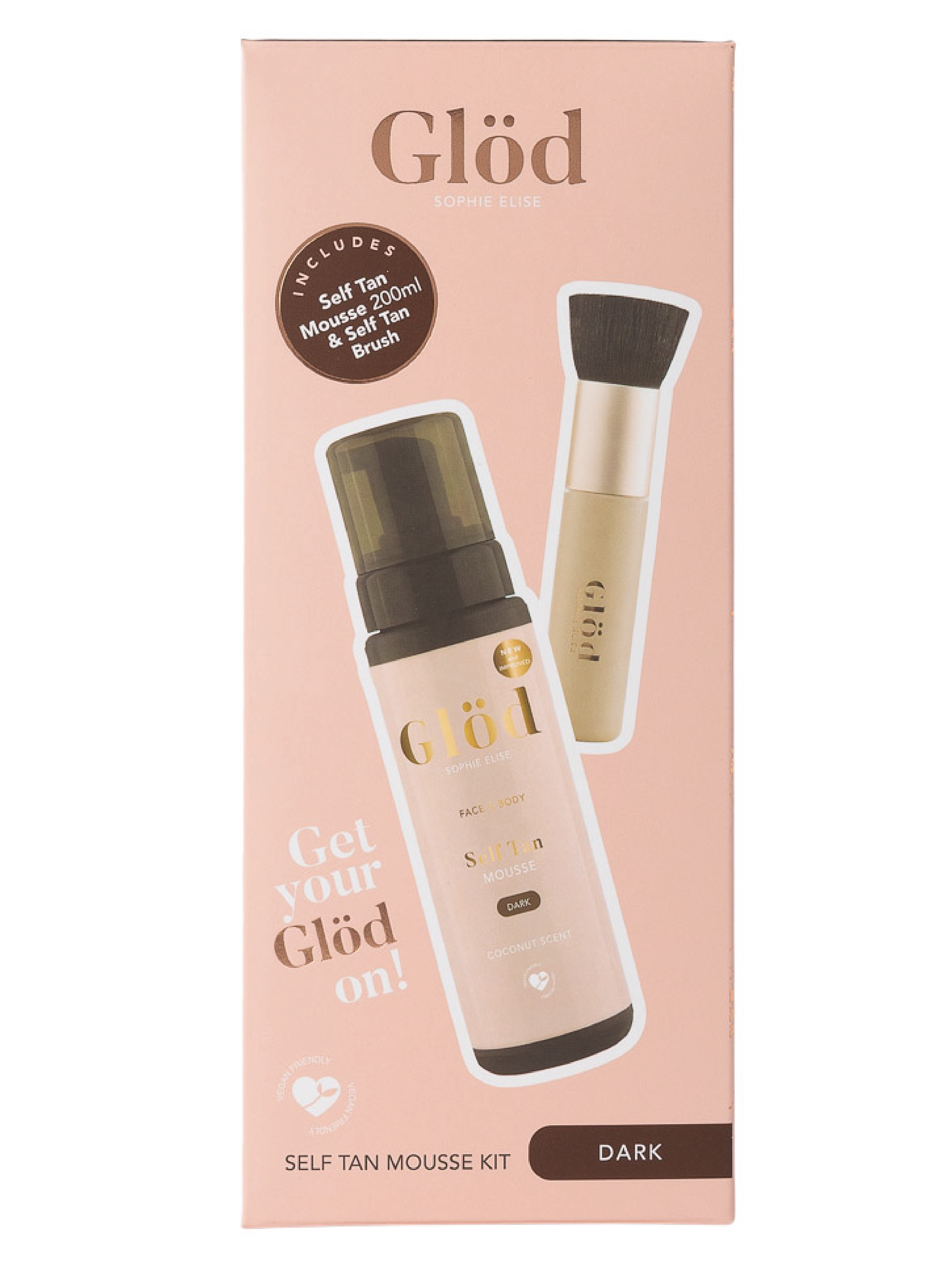 Glöd Sophie Elise Self Tan Mousse Kit Dark, 1 sett