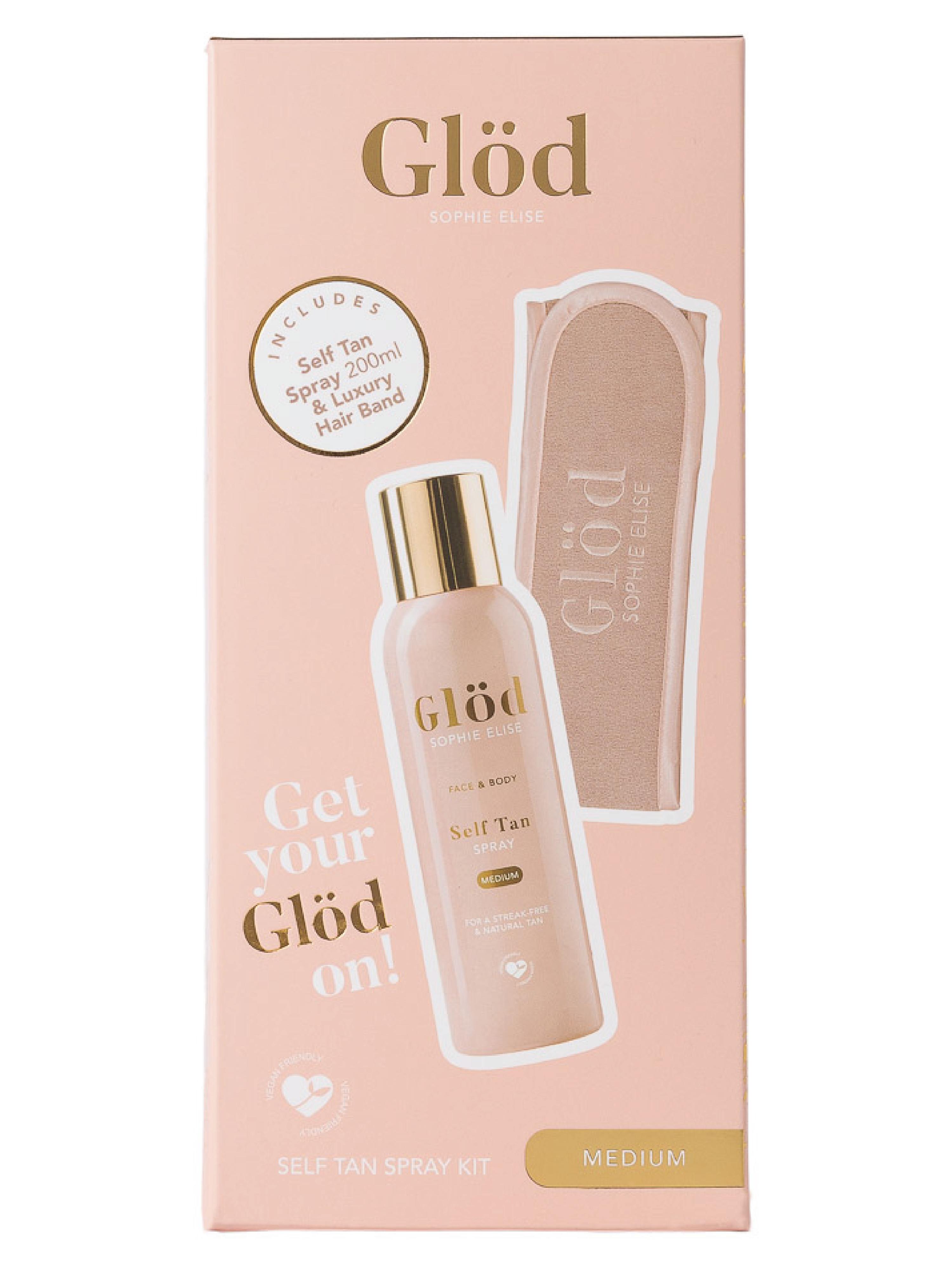 Glöd Sophie Elise Self Tan Spray Kit Medium, 1 sett