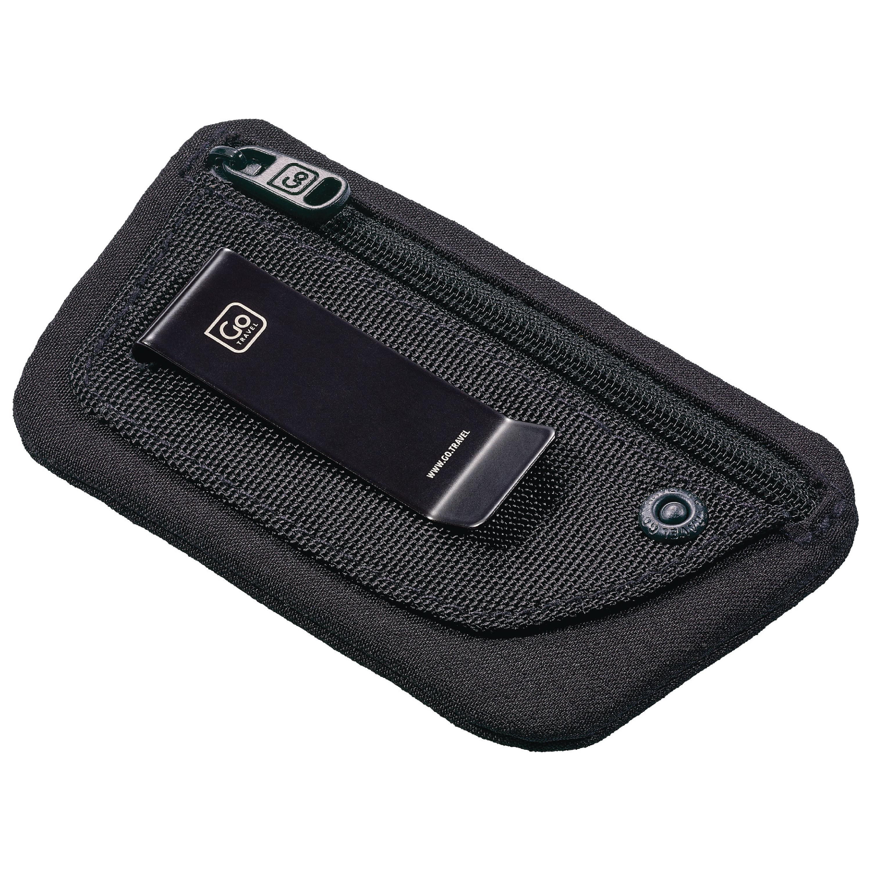 Go Travel Kortholder Clip Pouch RFID, Svart, 1 stk.