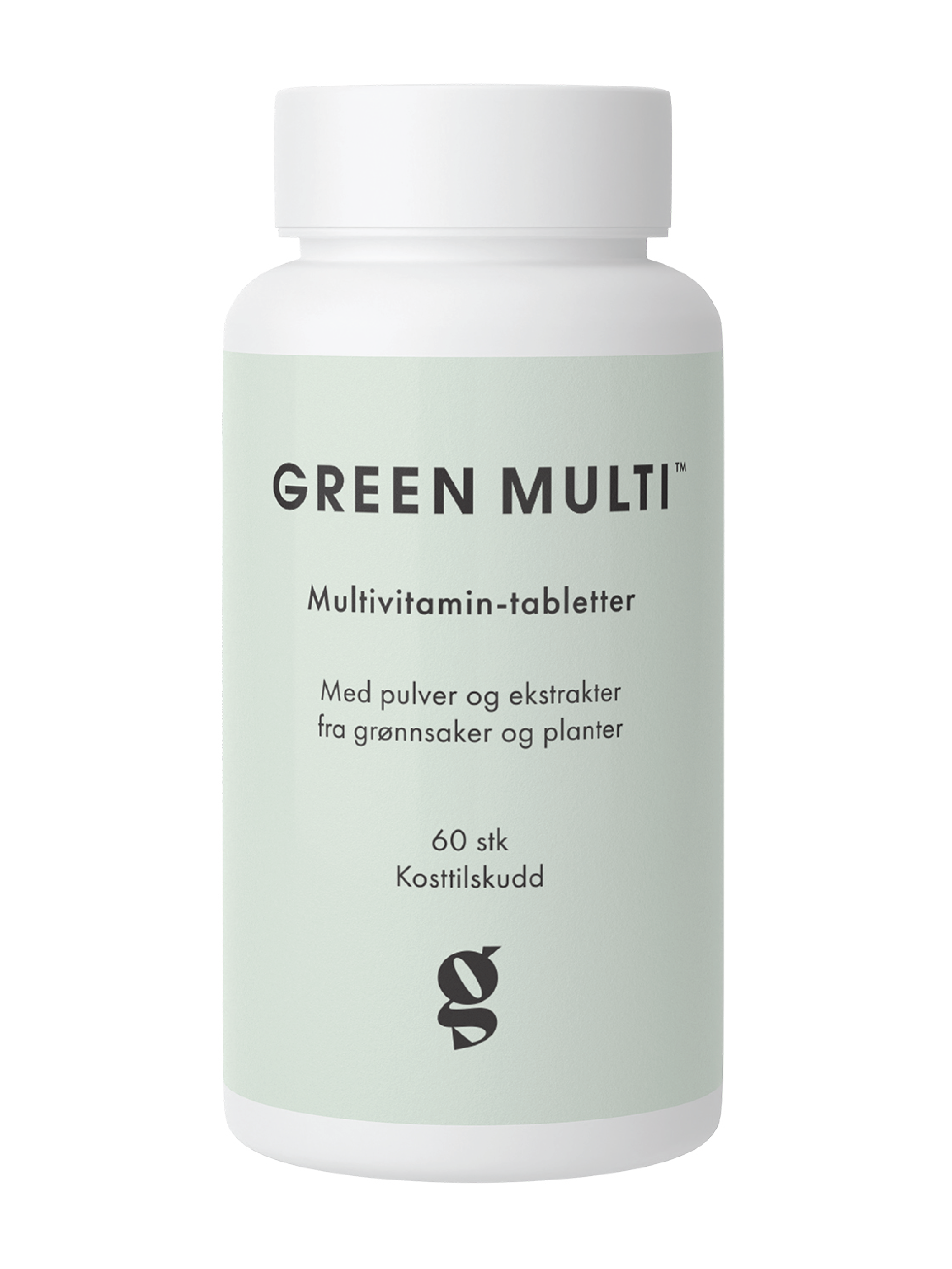 Good For Me Green Multi Multivitamin-tabletter, 60 stk.