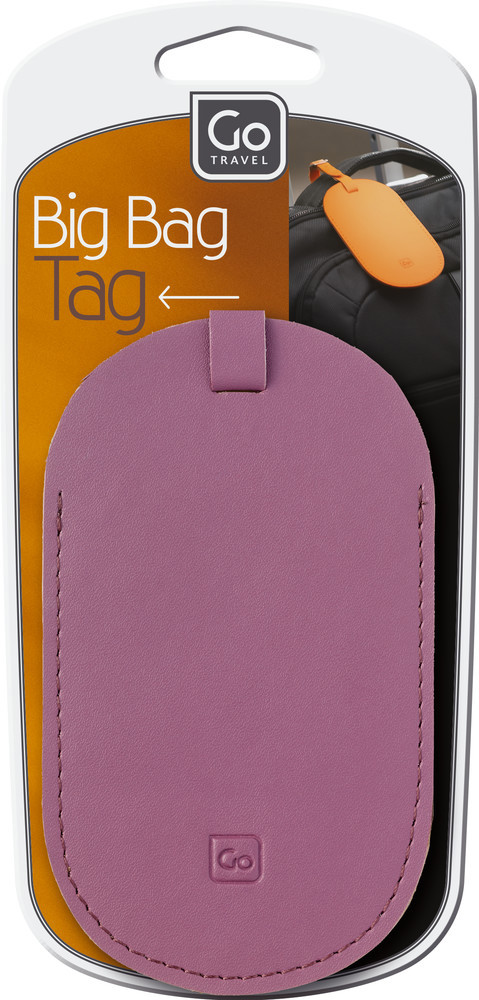 Go Travel GoTravel Big Bag Tag lilla, 1 stk.